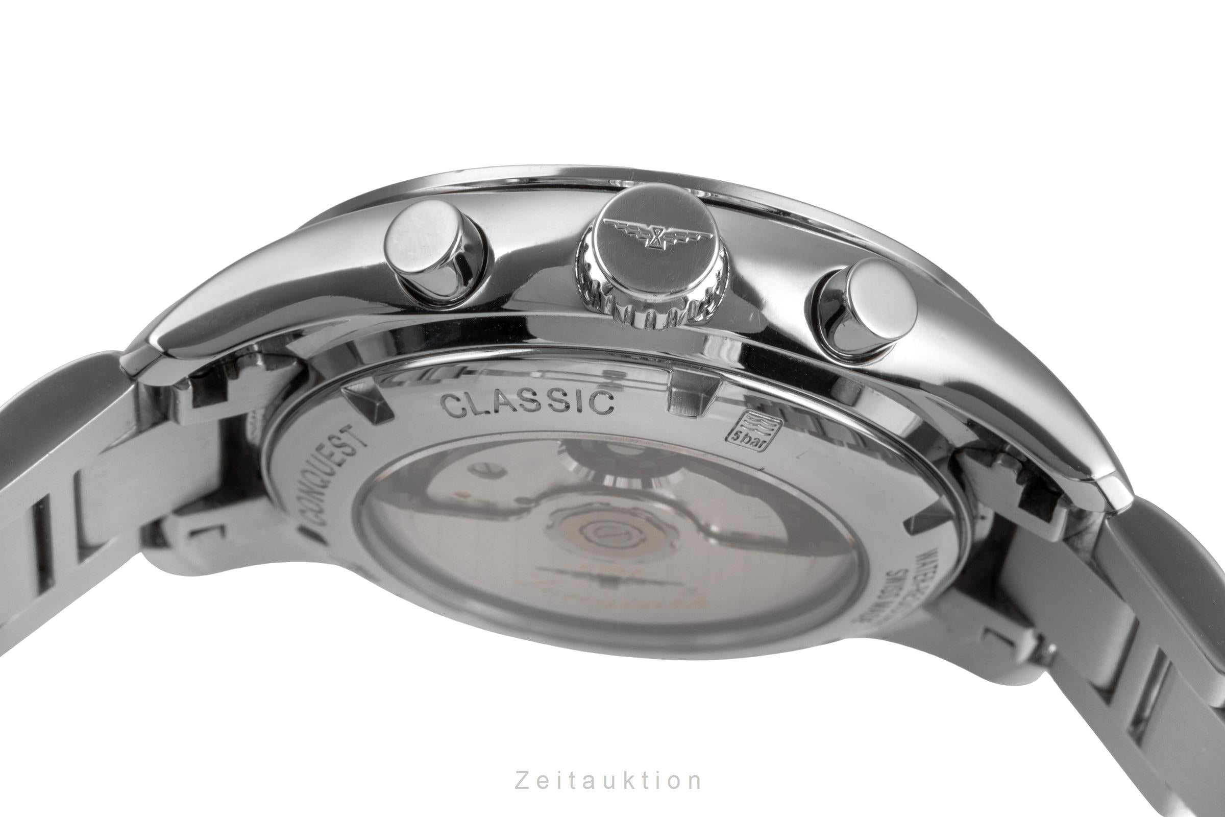 Longines Conquest chronographe acier automatique montre pour hommes L2.786.4.56.6  [2504779]