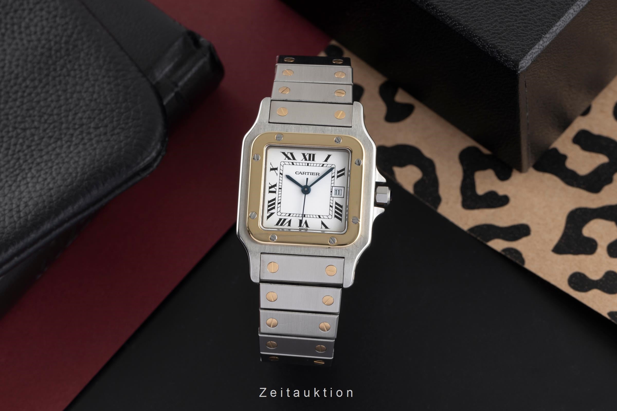 Cartier Santos acero / oro automático reloj para caballeros 2961  [2504781]