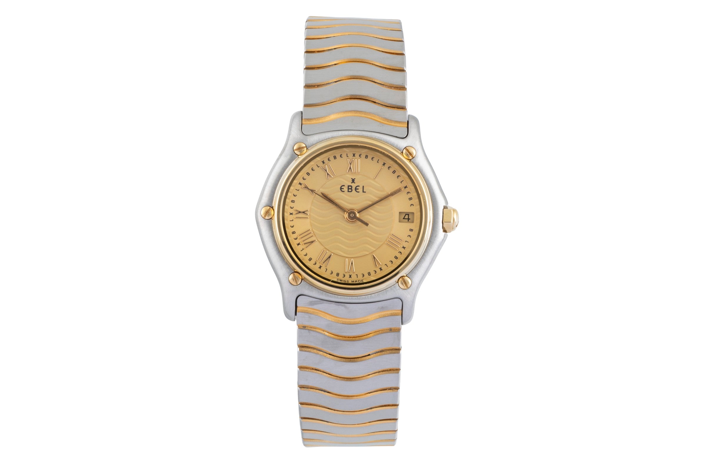 Ebel Classic Wave steel / gold quartz Kal. 87 Ref. 1087121 | 2504782