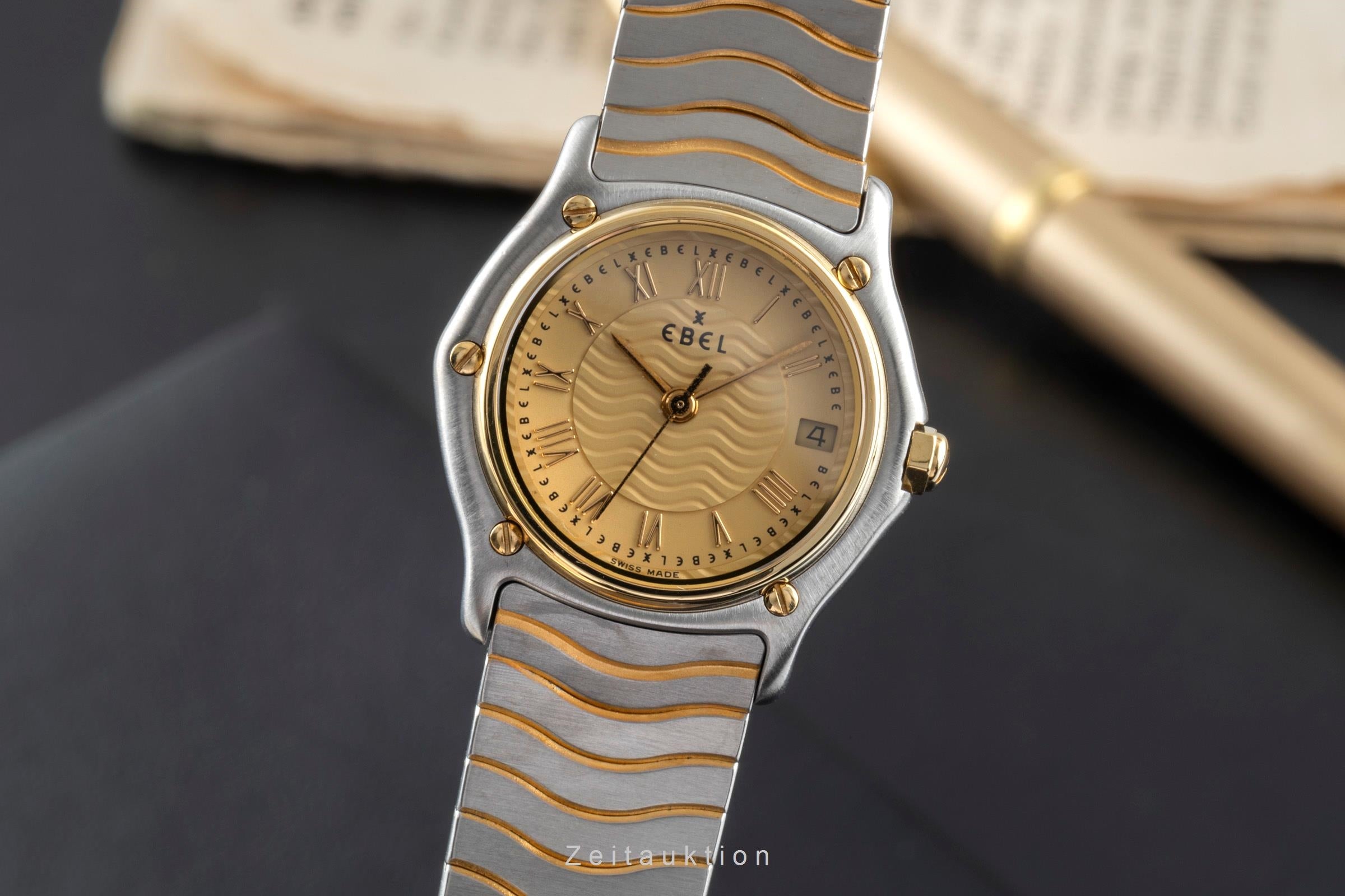 Ebel Classic Wave acier / or  quartz montre pour femmes 1087121  [2504782]