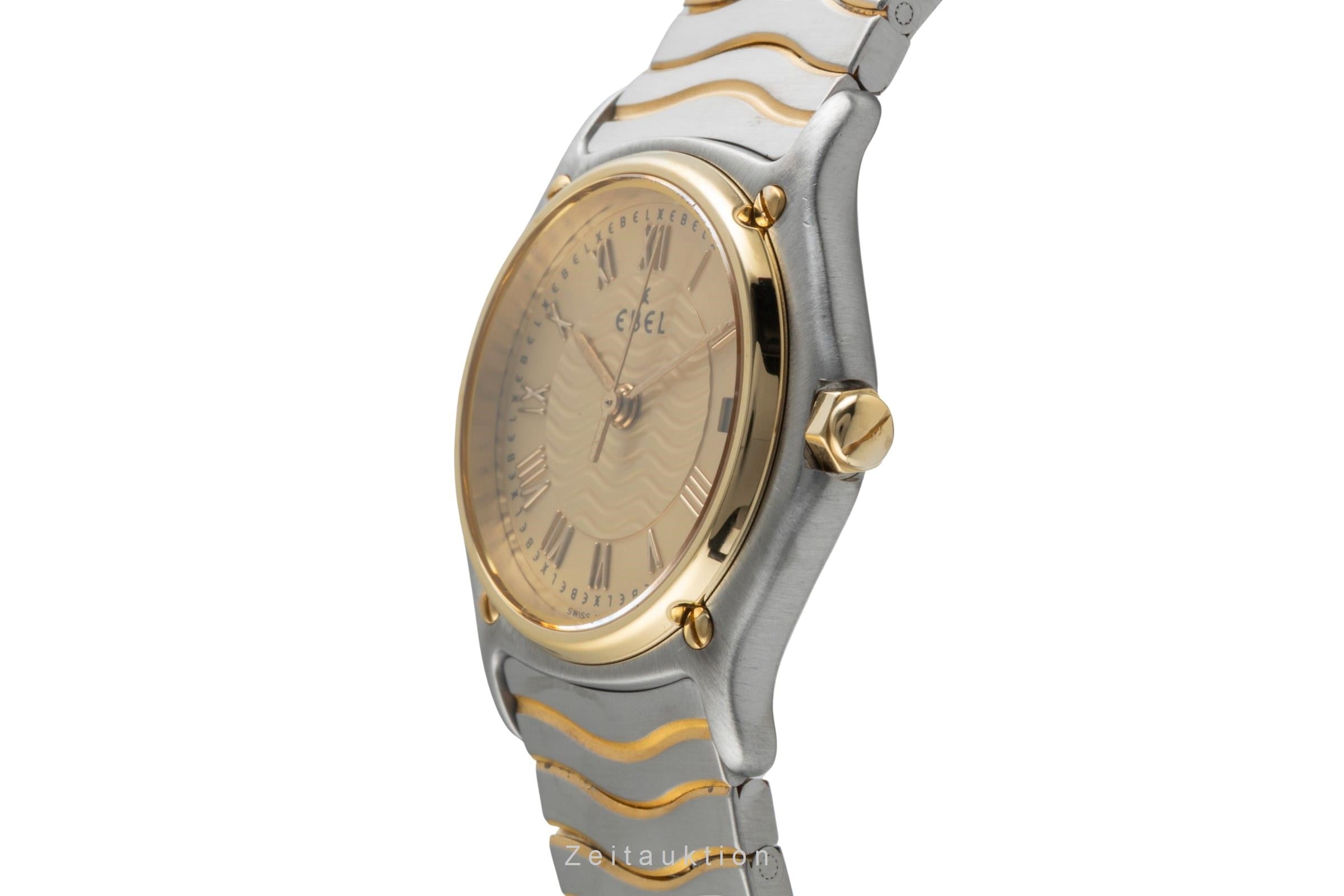 Ebel Classic Wave steel / gold quartz Kal. 87 Ref. 1087121 | 2504782