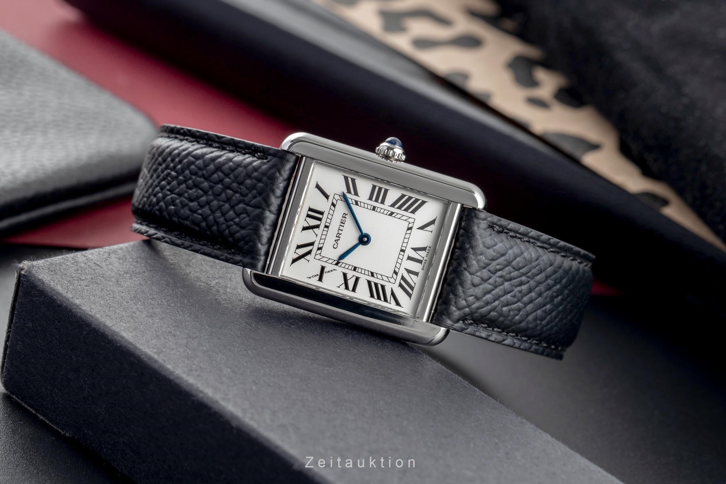 Cartier Tank steel quartz Kal. 157 Ref. W1018255, 2716 | 2504783