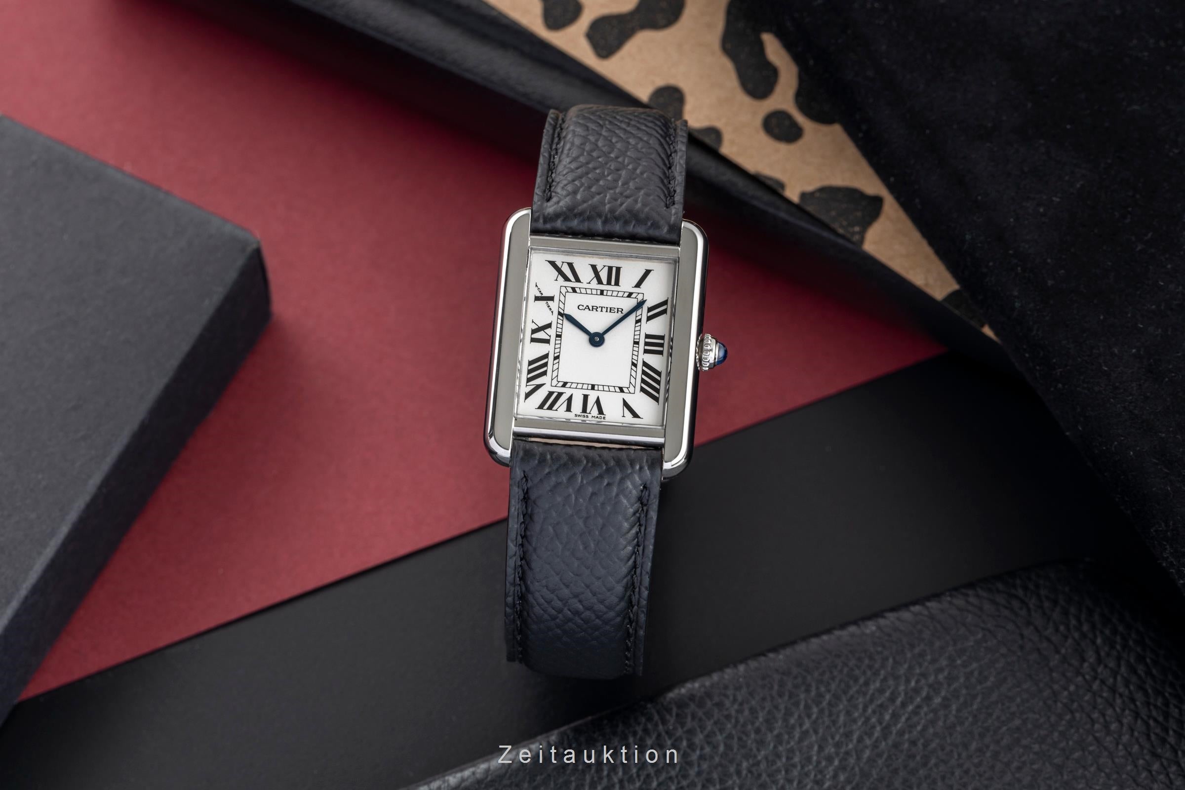 Cartier Tank steel quartz Kal. 157 Ref. W1018255, 2716 | 2504783