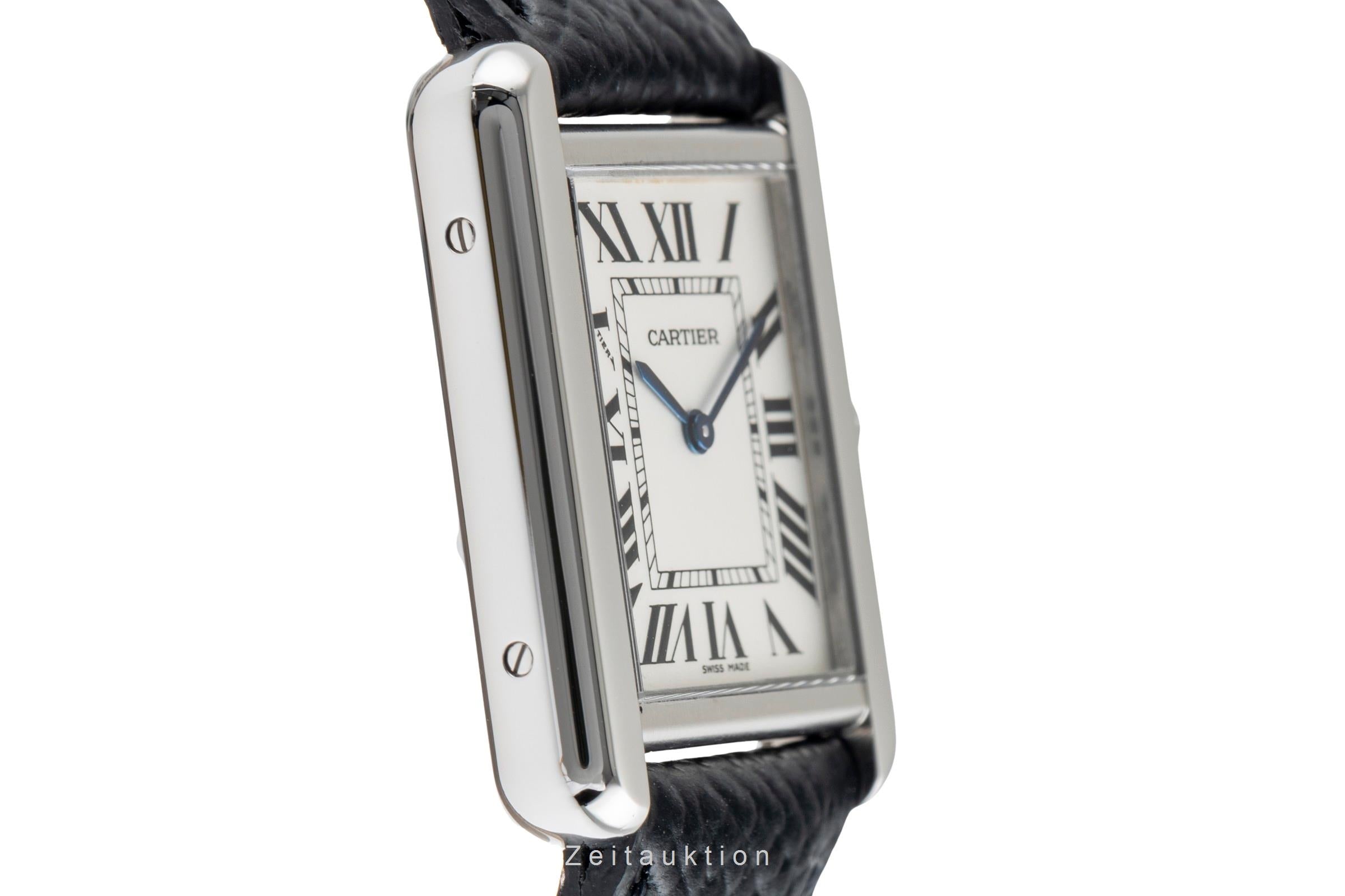 Cartier Tank steel quartz Kal. 157 Ref. W1018255, 2716 | 2504783