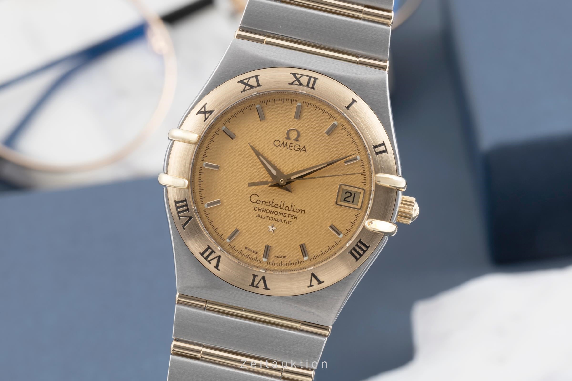Omega Constellation steel / gold automatic men's watch 1202.10.00  [2504785]
