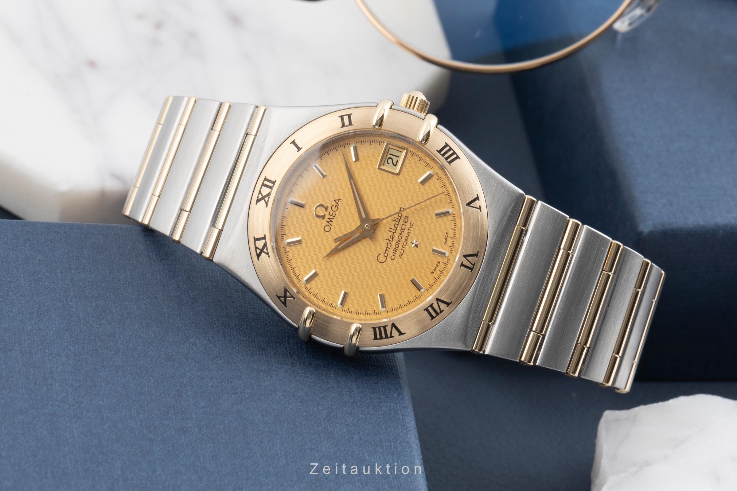 Omega Constellation steel / gold automatic men's watch 1202.10.00  [2504785]