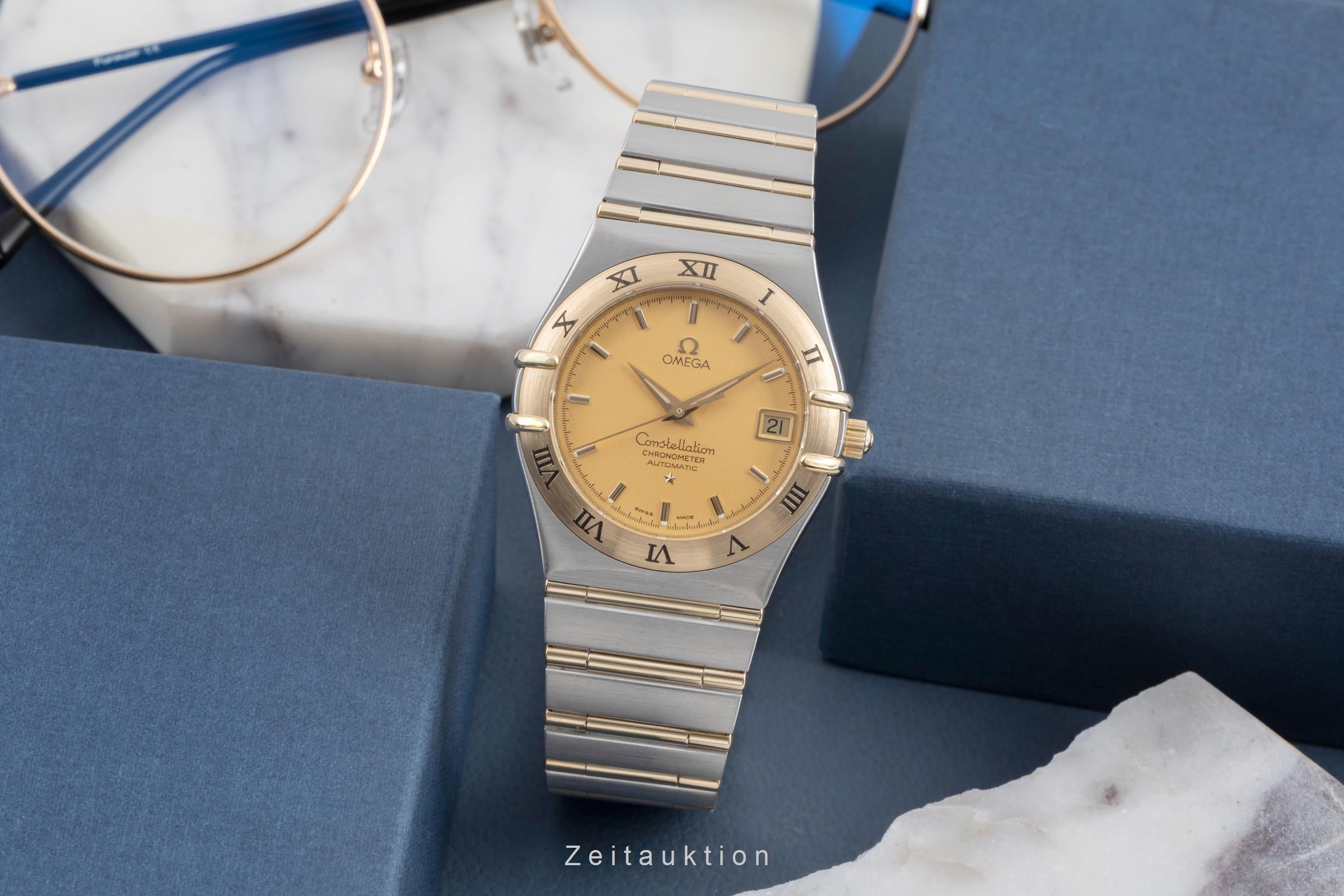 Omega Constellation steel / gold automatic men's watch 1202.10.00  [2504785]