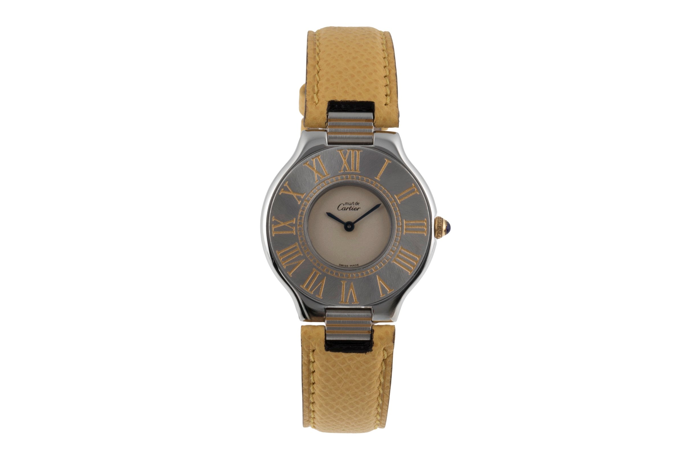 Cartier Must De Cartier 21 gilt / steel quartz Kal. 81 Ref