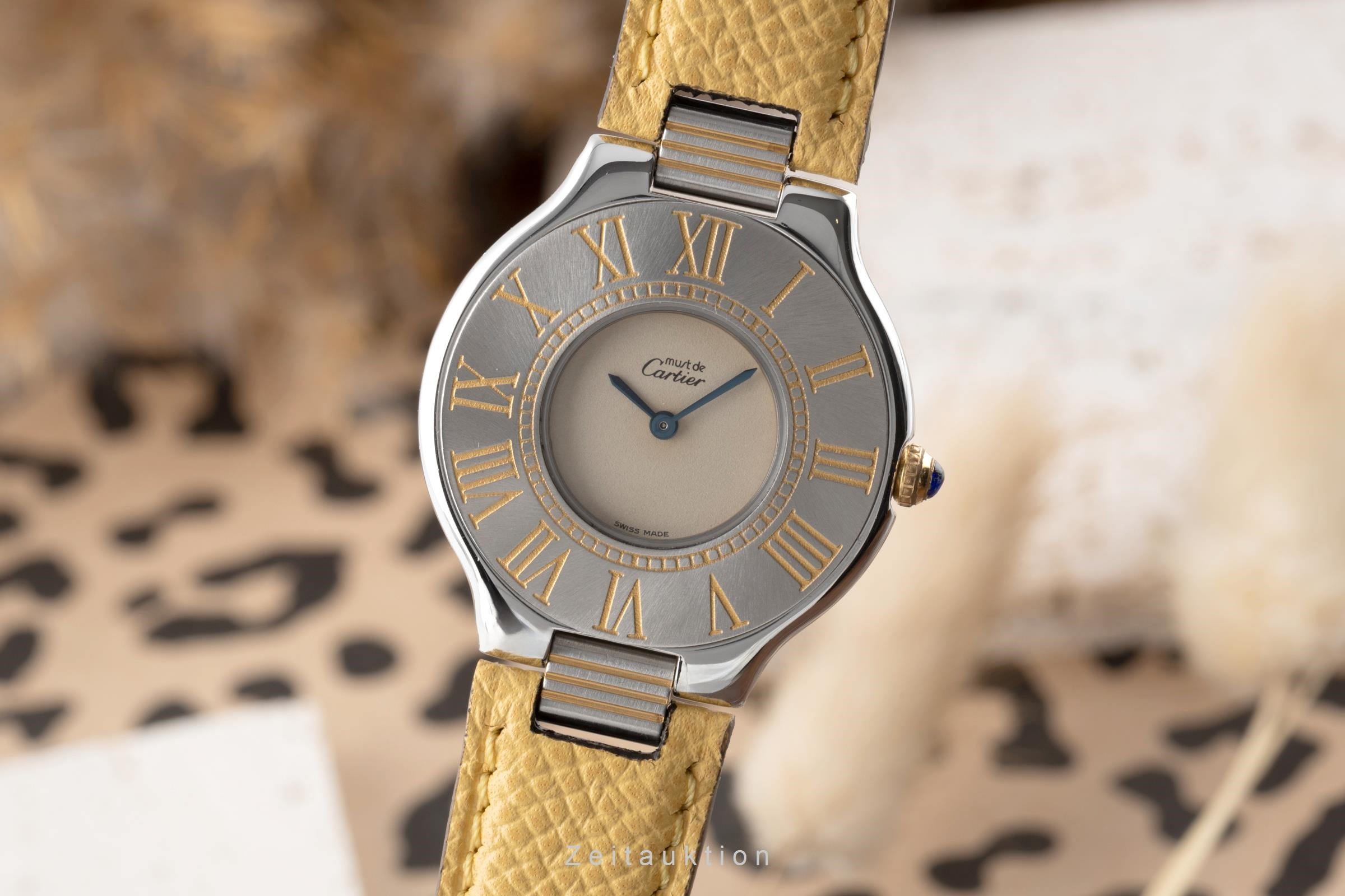 Cartier Must De Cartier 21 gilt / steel quartz Kal. 81 Ref