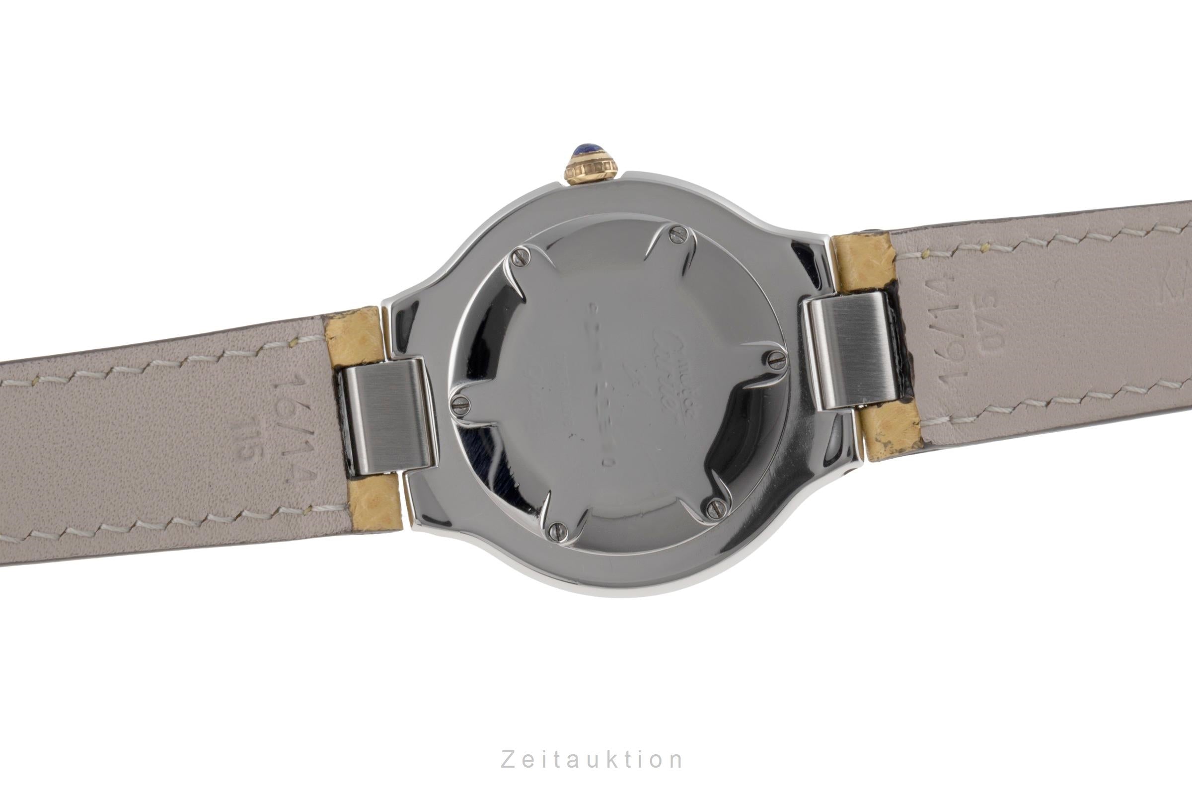 Cartier Must De Cartier 21 acero / banado en oro cuarzo reloj para damas  W1000844  [2504786]