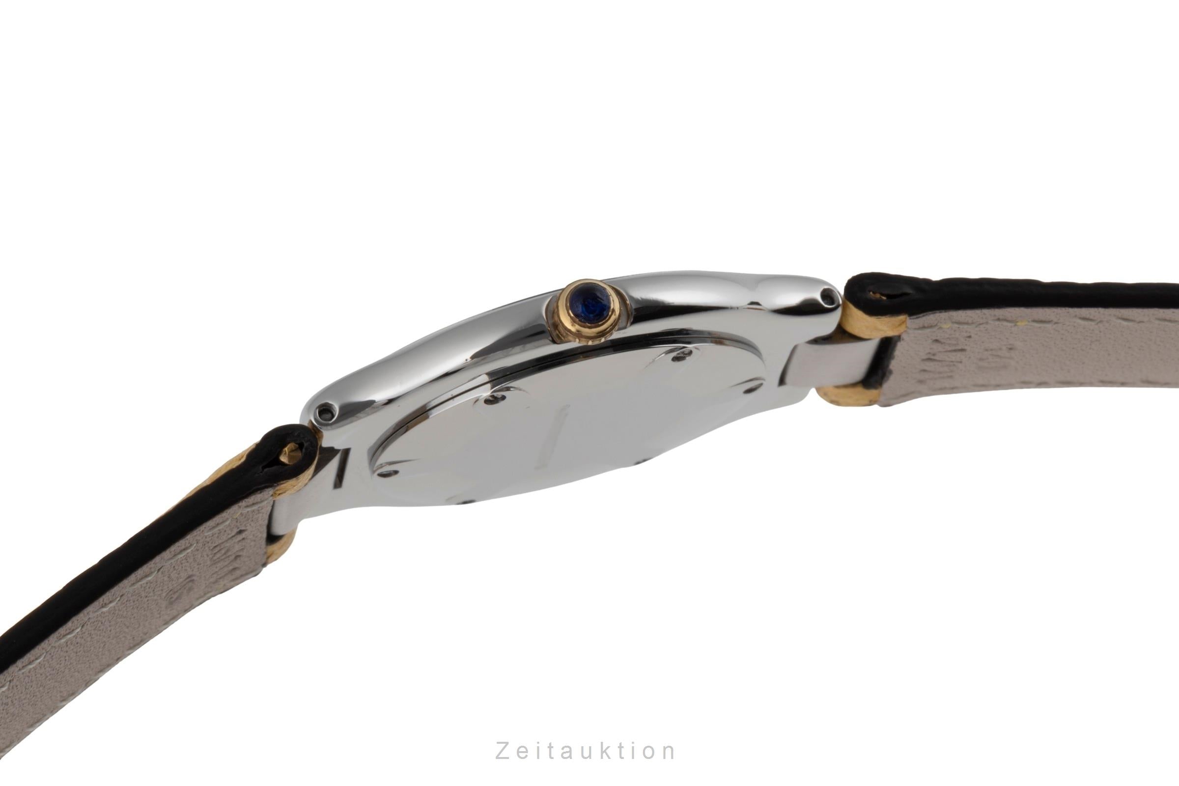 Cartier Must De Cartier 21 acero / banado en oro cuarzo reloj para damas  W1000844  [2504786]