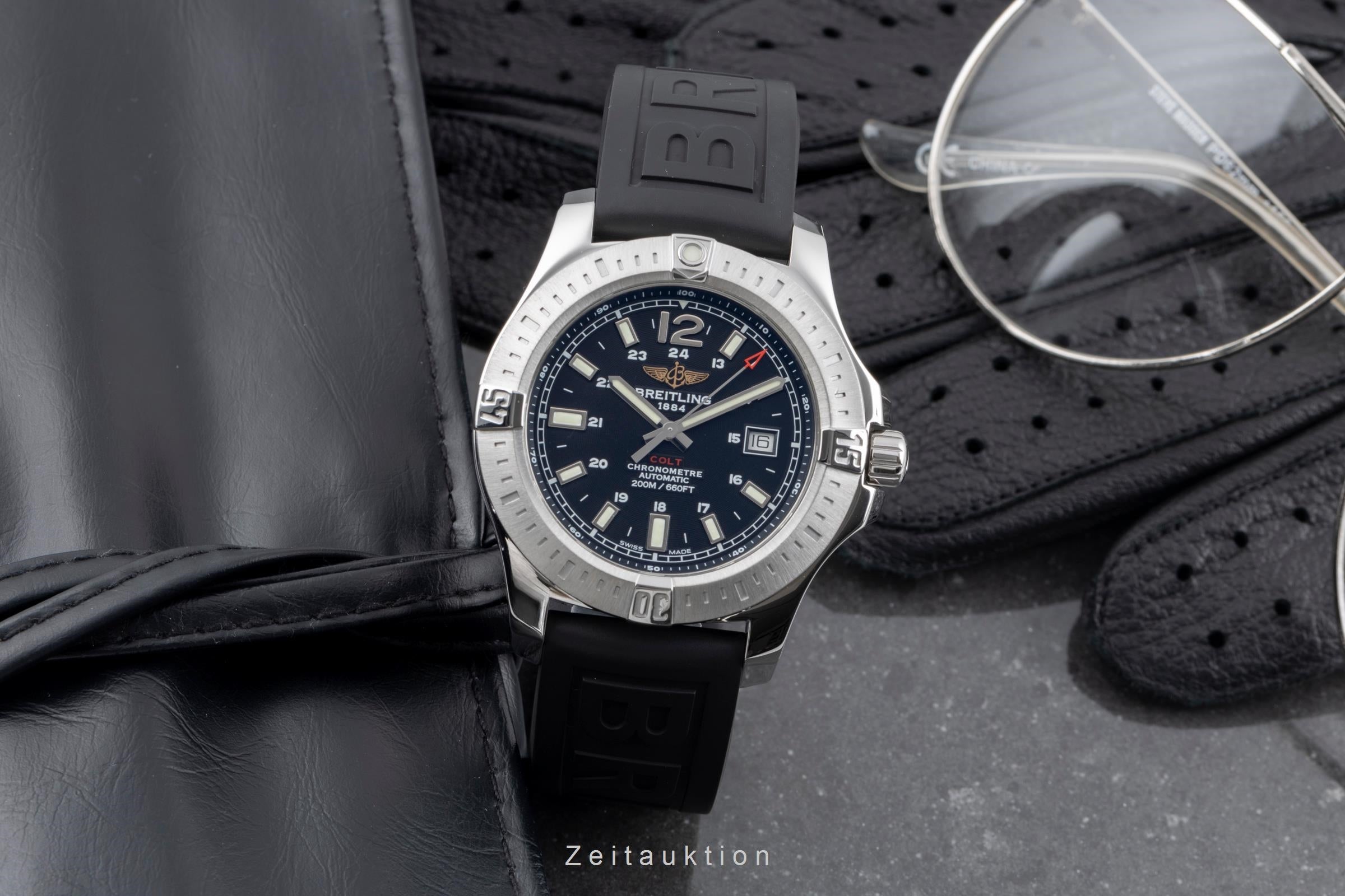 Breitling Colt acero automático reloj para caballeros A17388  [2504787]