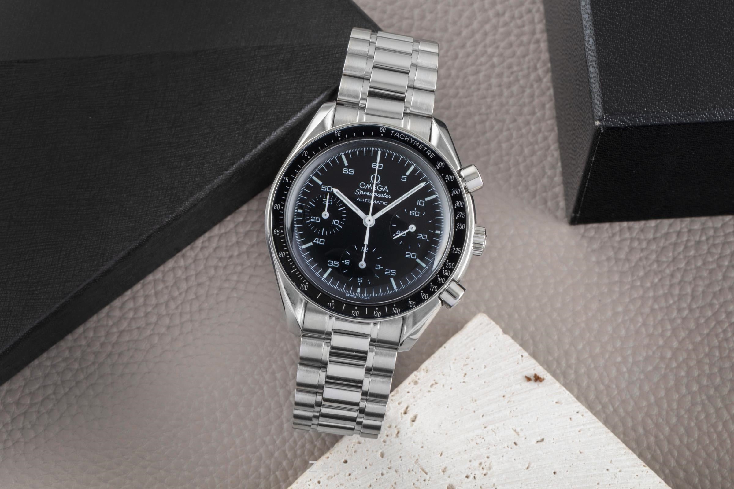 Omega Speedmaster chronographe acier automatique montre pour hommes 3510.50.00 LP: 7600EUR  [2504796]