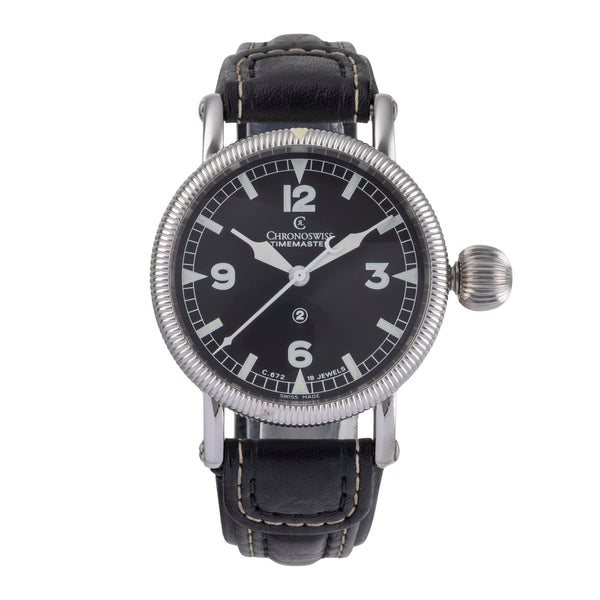 Chronoswiss Timemaster acciaio carica manuale orologio da uomo CH 6233SW  [2504799]