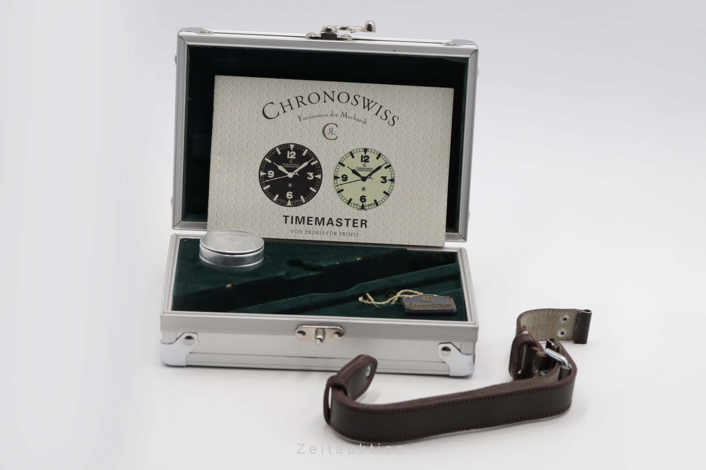 Chronoswiss Timemaster acciaio carica manuale orologio da uomo CH 6233SW  [2504799]