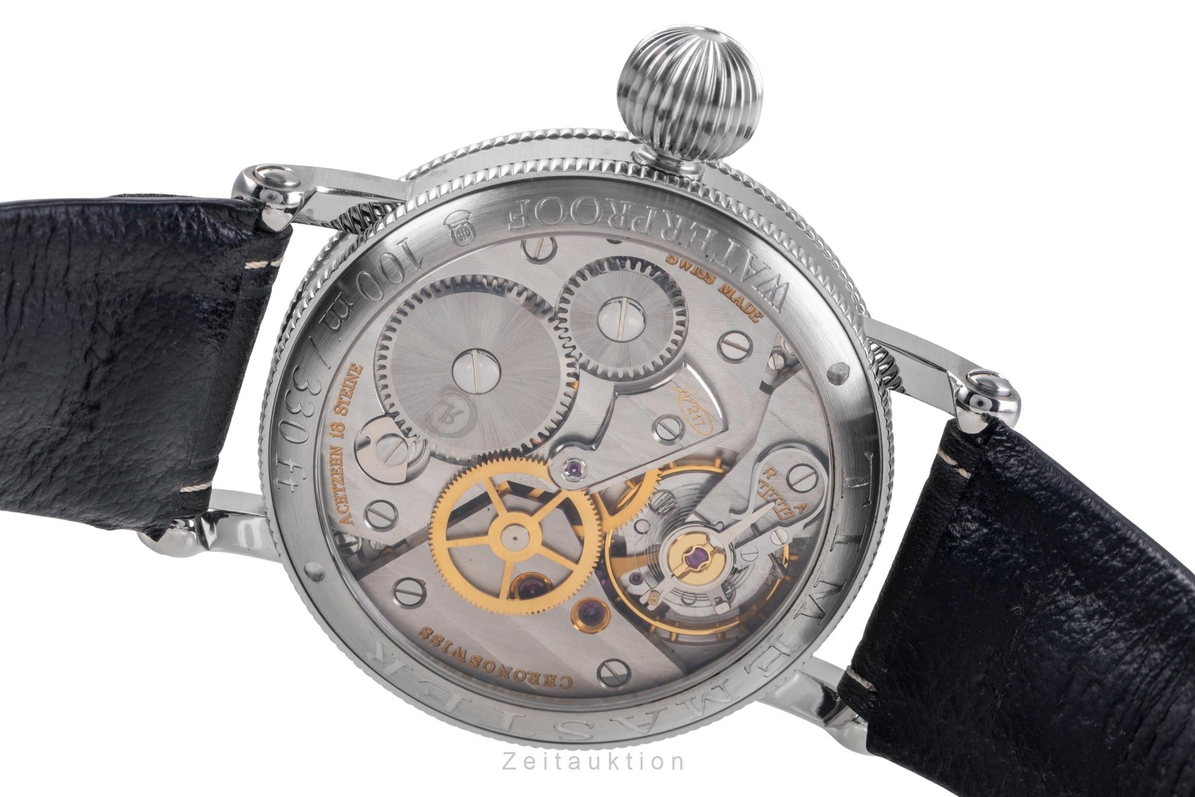 Chronoswiss Timemaster acciaio carica manuale orologio da uomo CH 6233SW  [2504799]