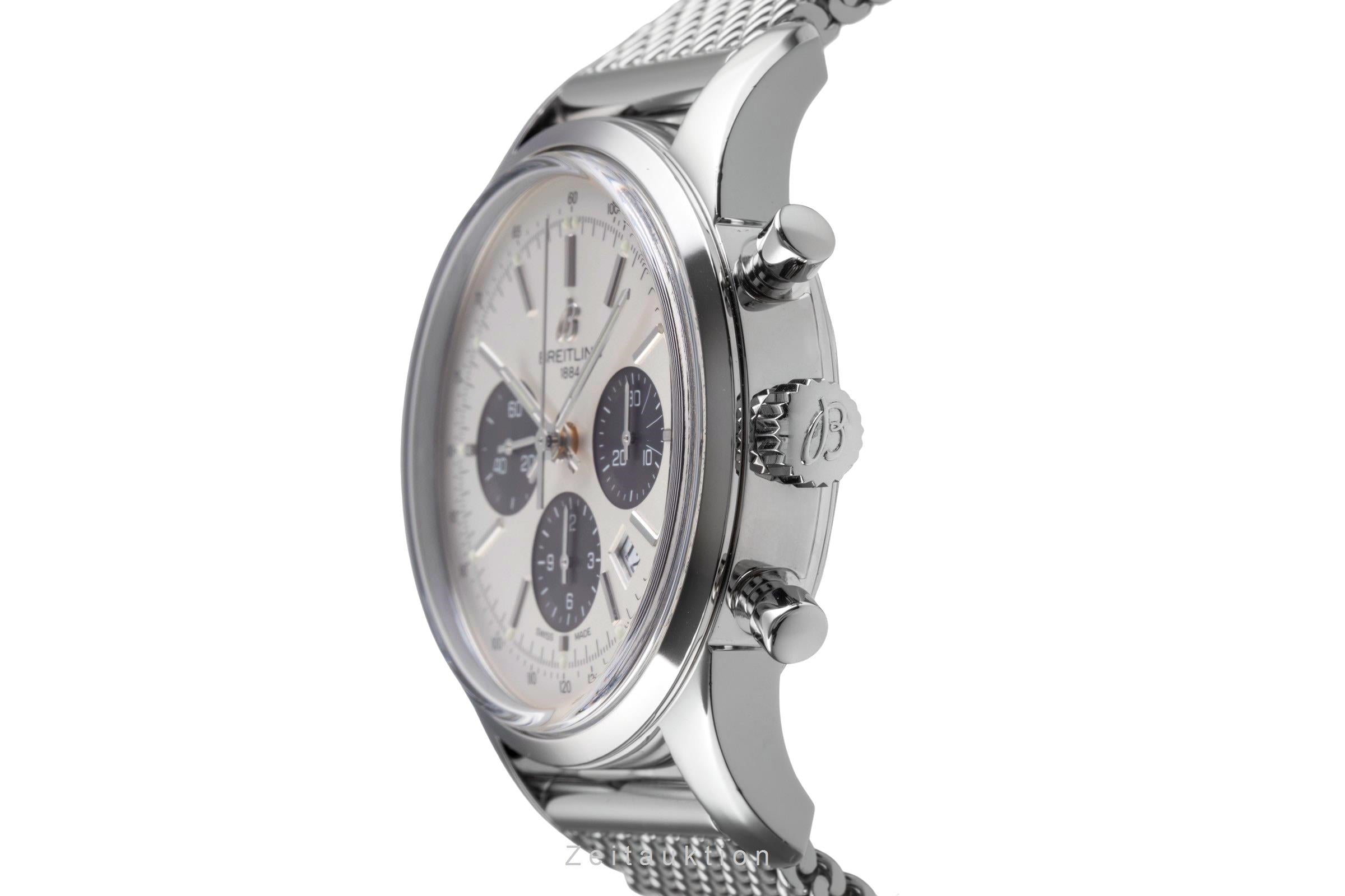 Breitling Transocean chronograph steel automatic men's watch AB015212/G724  [2504806]