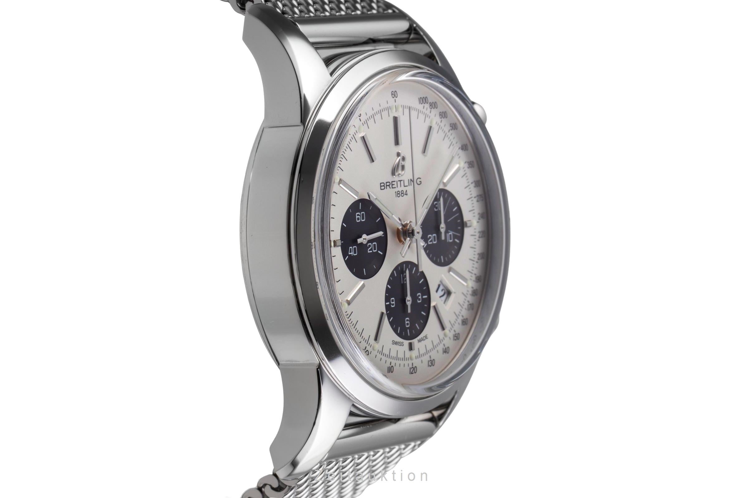 Breitling Transocean chronograph steel automatic men's watch AB015212/G724  [2504806]