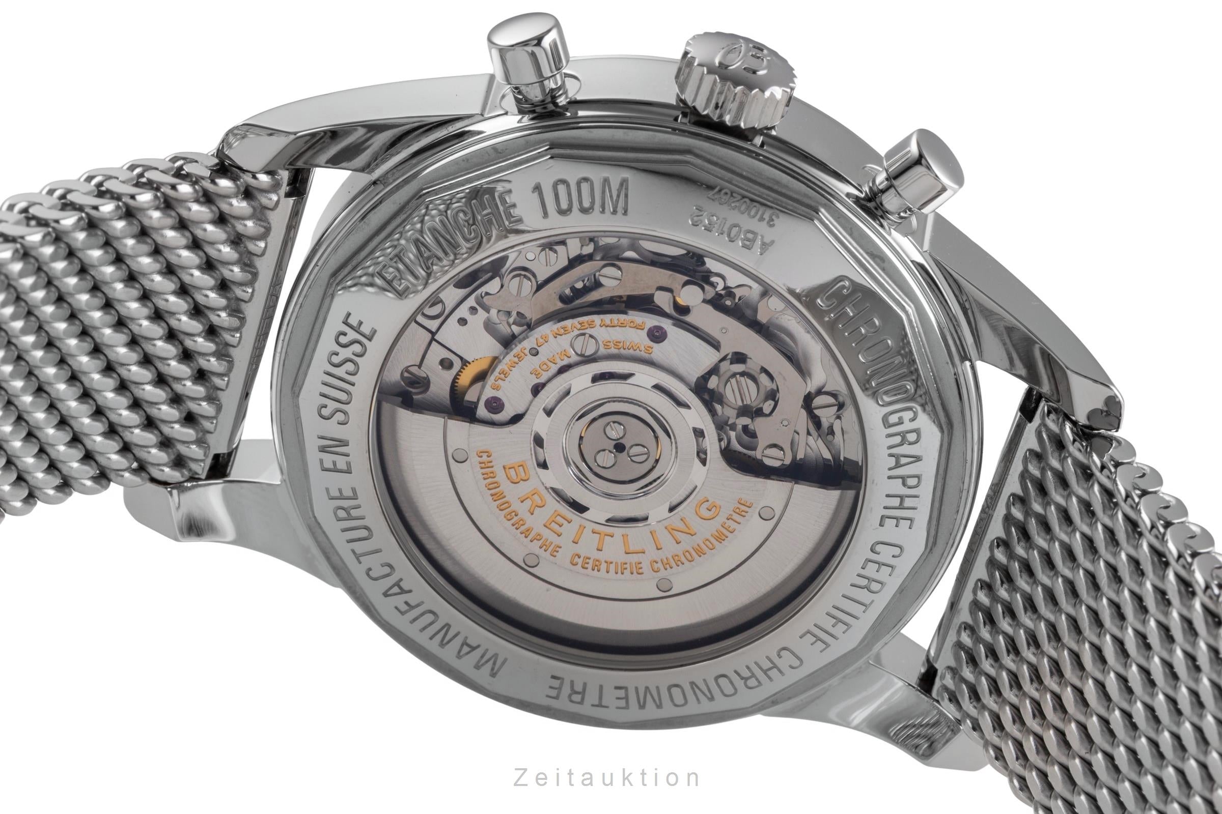 Breitling Transocean chronograph steel automatic men's watch AB015212/G724  [2504806]