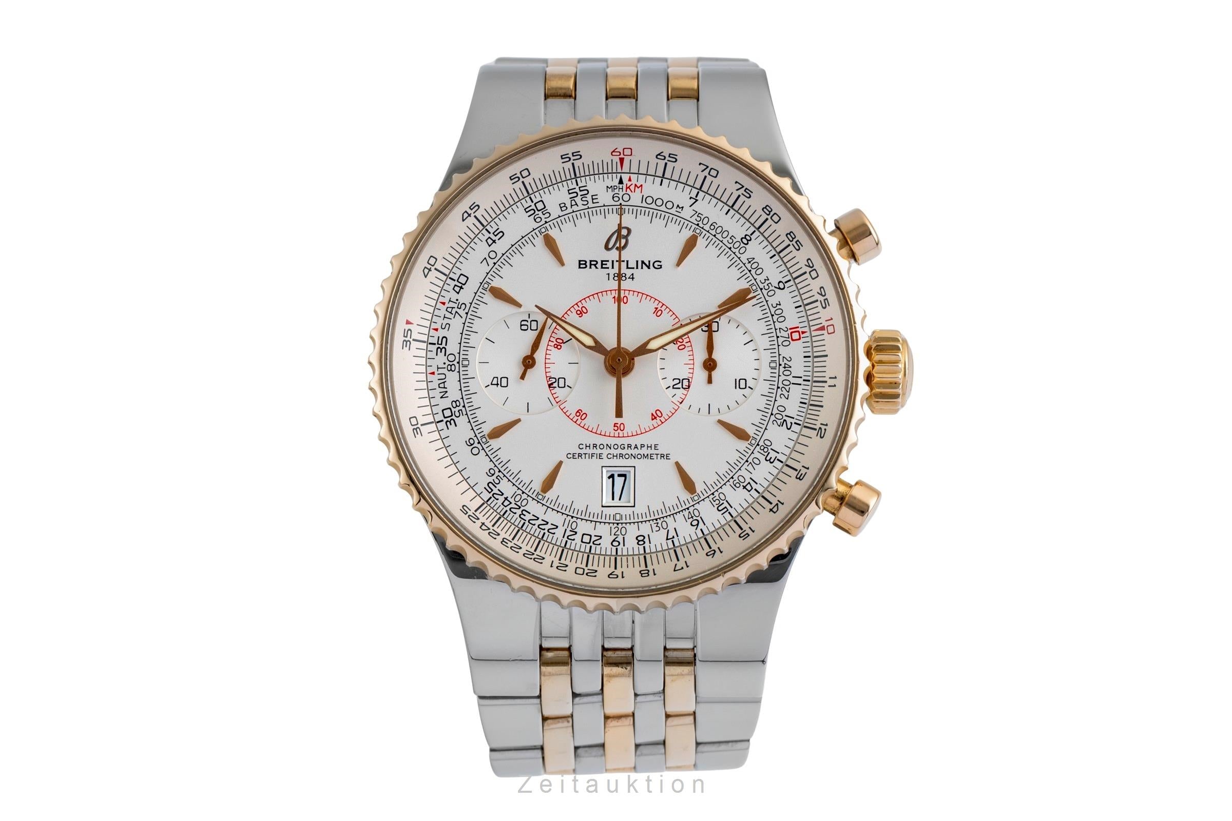 Breitling Montbrillant cronógrafo acero / oro automático reloj para caballeros C23340  [2504807]