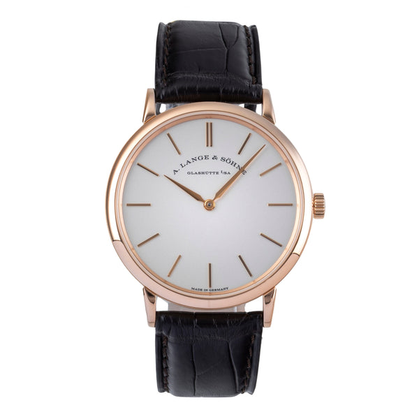 A. Lange & Söhne Saxonia or rouge 18 ct à remontage manuel montre pour hommes 201.033  [2504808]