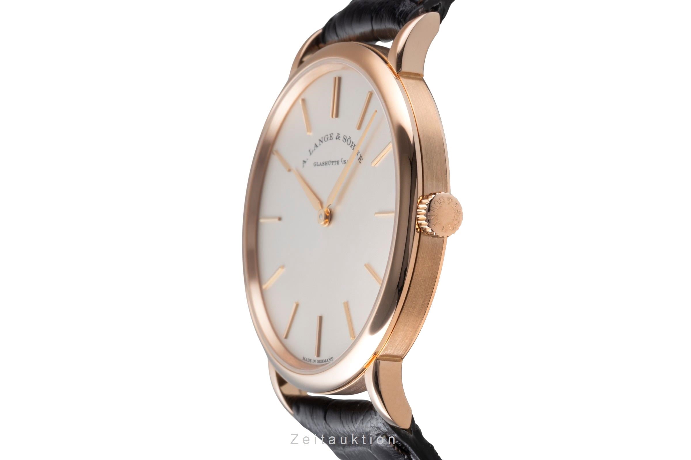 A. Lange & Söhne Saxonia 18 ct red gold manual winding Kal. L