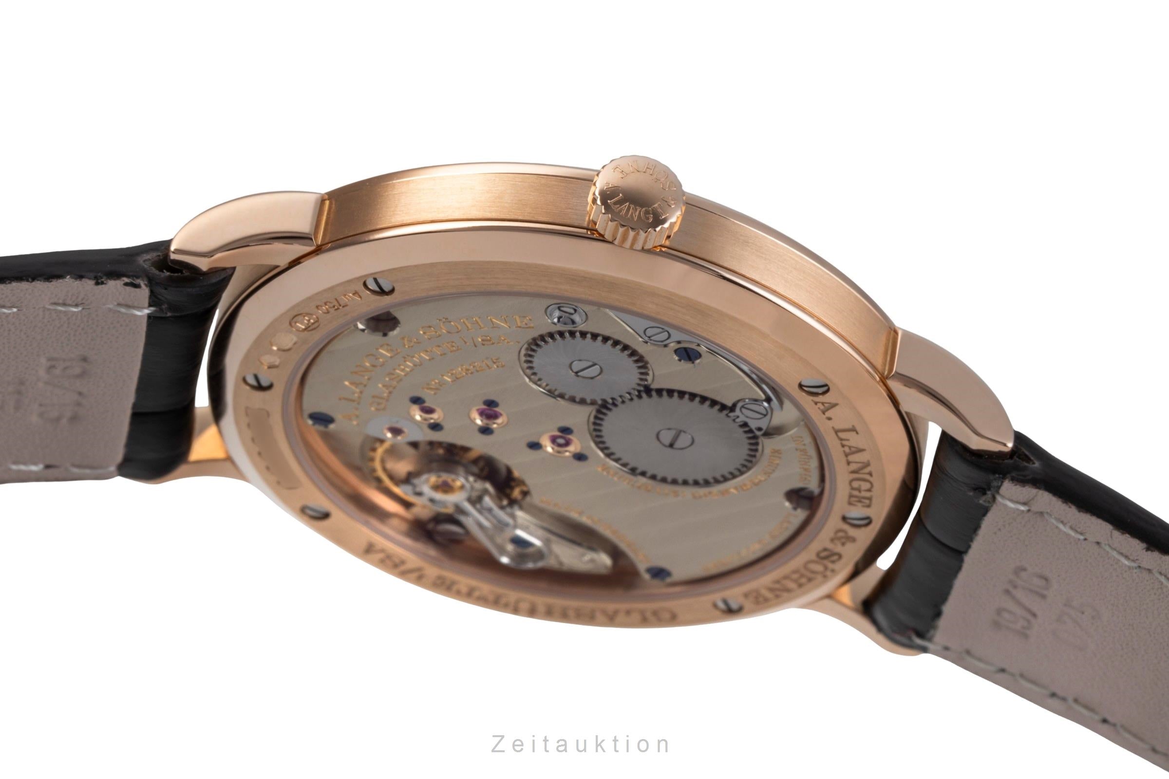 A. Lange & Söhne Saxonia or rouge 18 ct à remontage manuel montre pour hommes 201.033  [2504808]