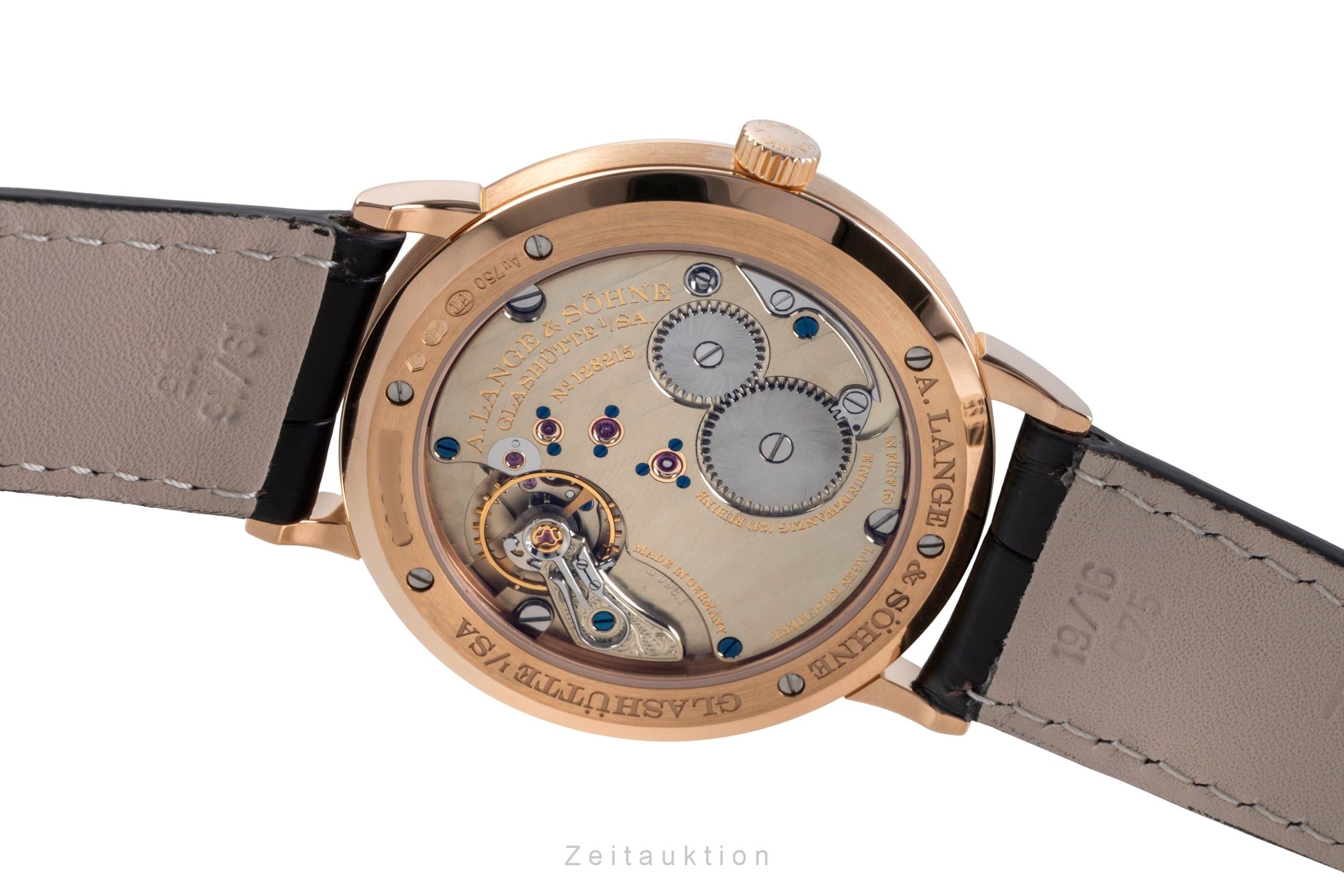 A. Lange & Söhne Saxonia or rouge 18 ct à remontage manuel montre pour hommes 201.033  [2504808]