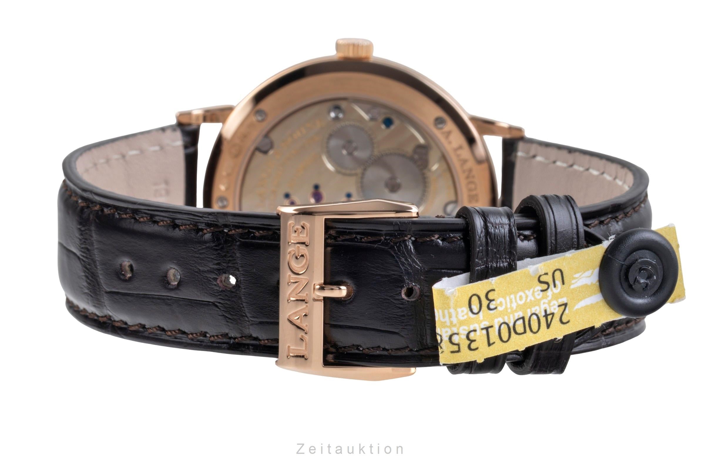 A. Lange & Söhne Saxonia or rouge 18 ct à remontage manuel montre pour hommes 201.033  [2504808]