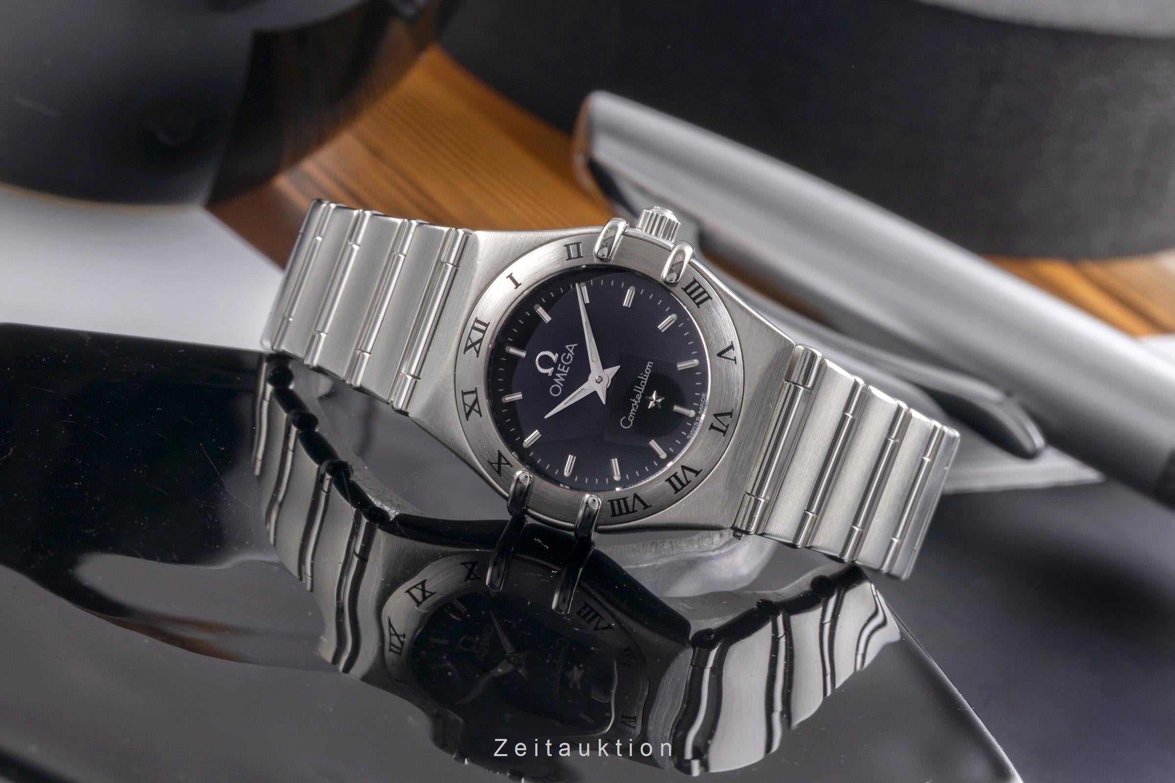 Omega Constellation acier quartz montre pour femmes 1562.40.00 LP: 3200EUR  [2504809]