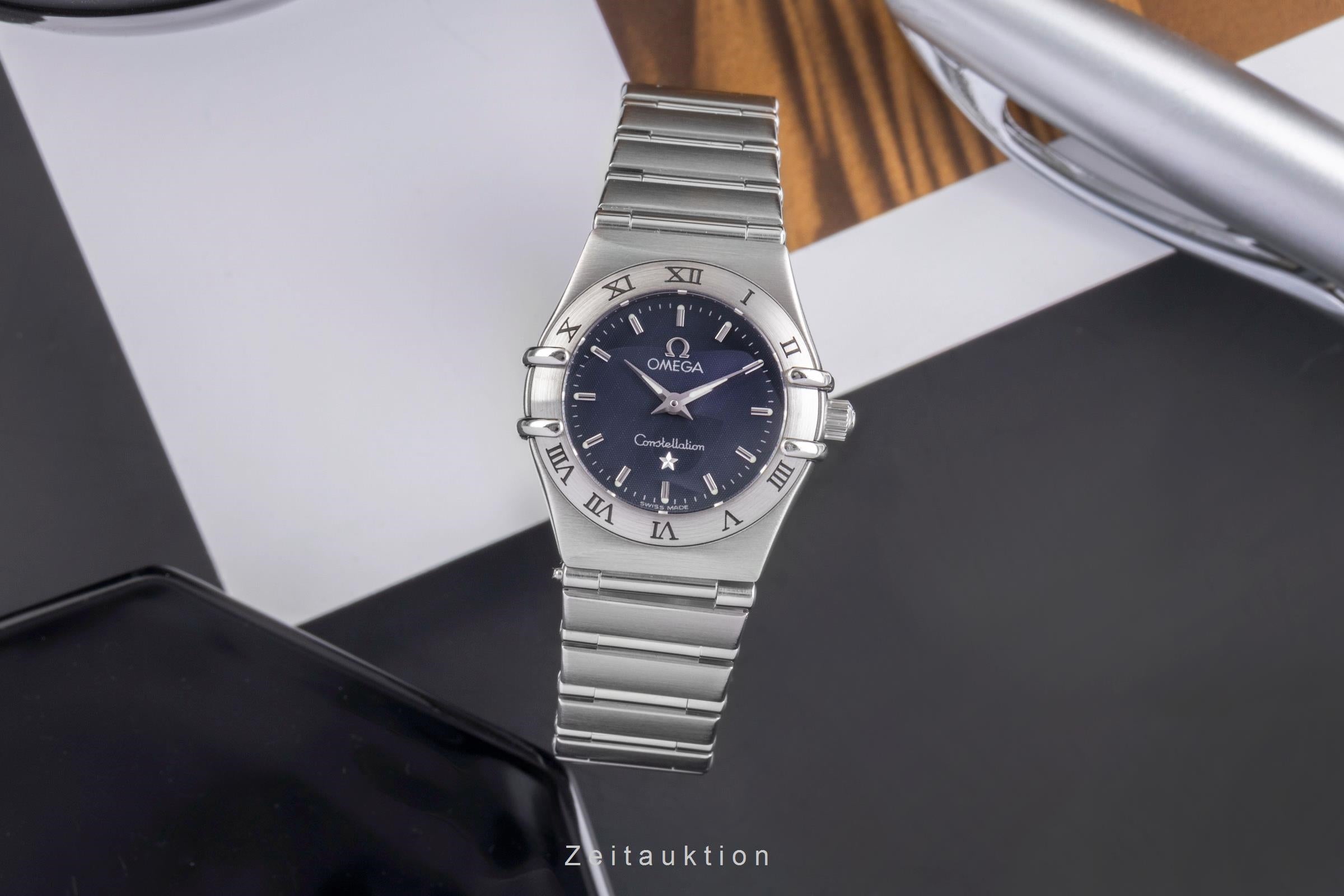 Omega Constellation acier quartz montre pour femmes 1562.40.00 LP: 3200EUR  [2504809]