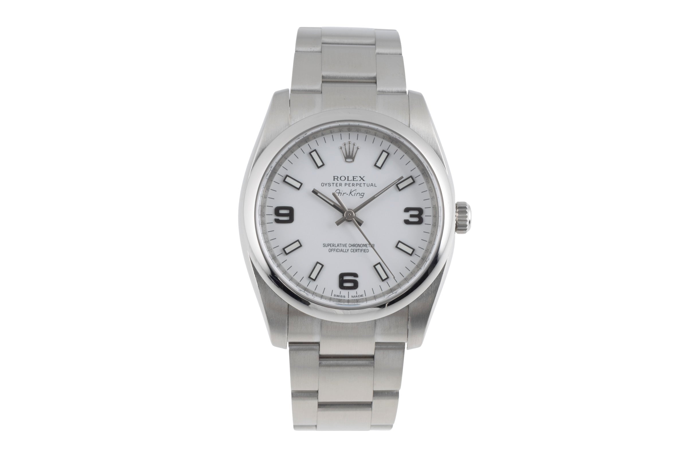 Rolex Air King steel automatic men's watch 114200  [2504810]