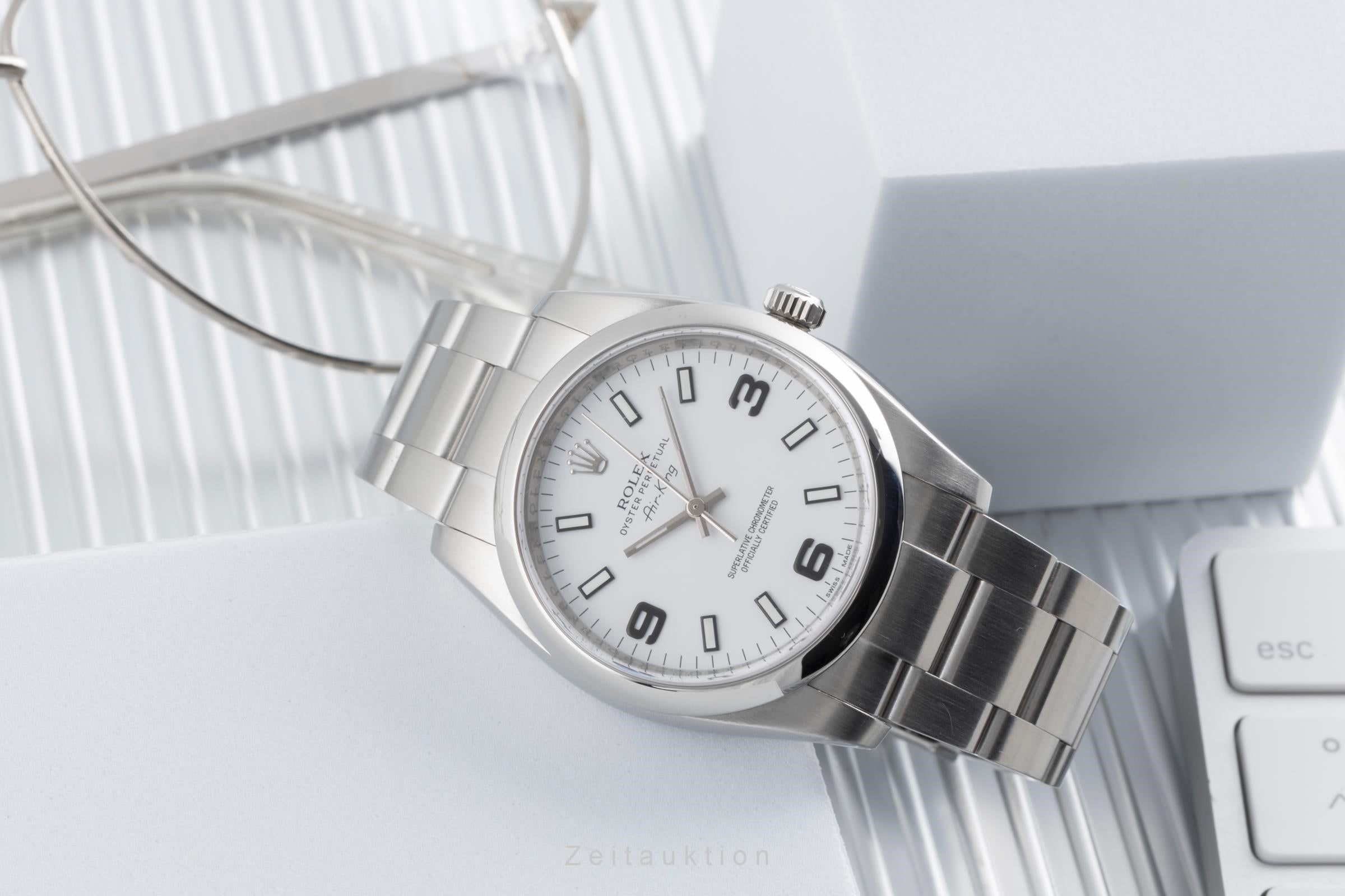 Rolex Air King acero automático reloj para caballeros 114200  [2504810]