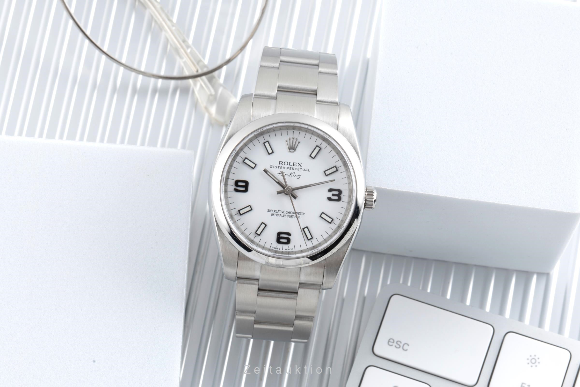 Rolex Air King acero automático reloj para caballeros 114200  [2504810]