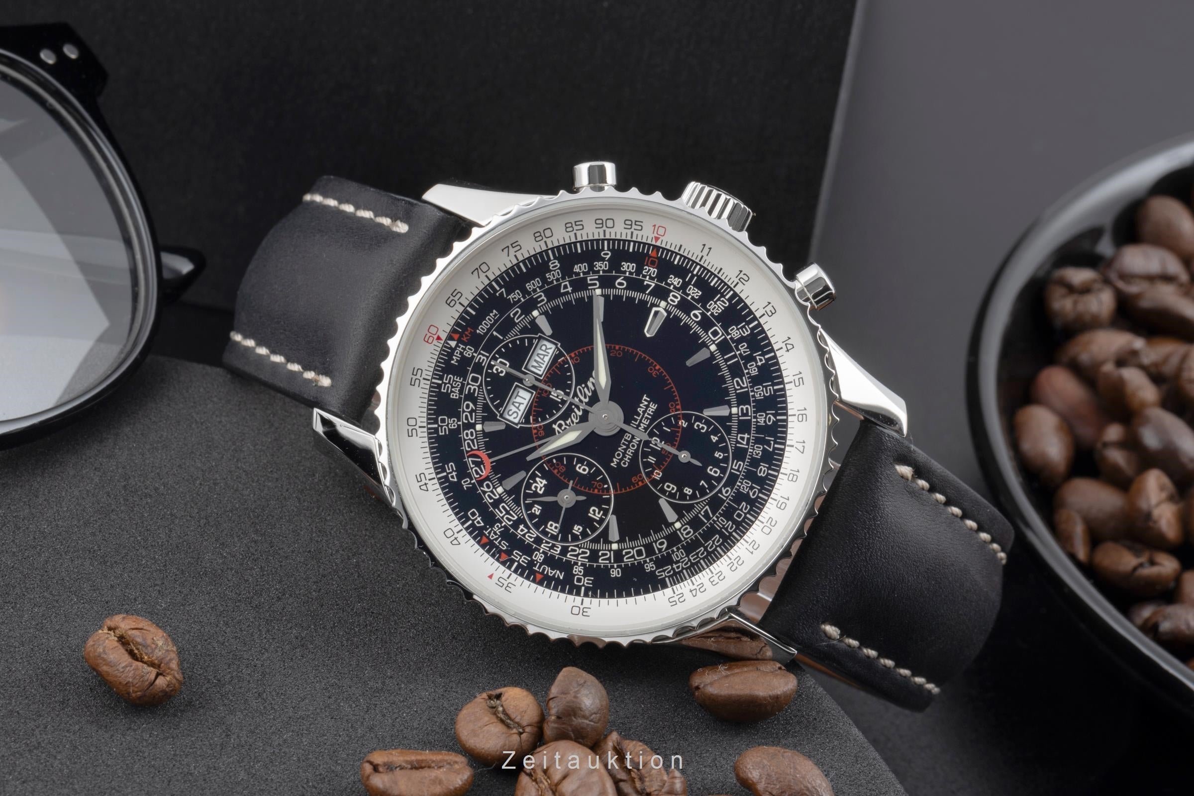 Breitling Montbrillant Datora  cronógrafo acero automático reloj para caballeros A21330  [2504813]