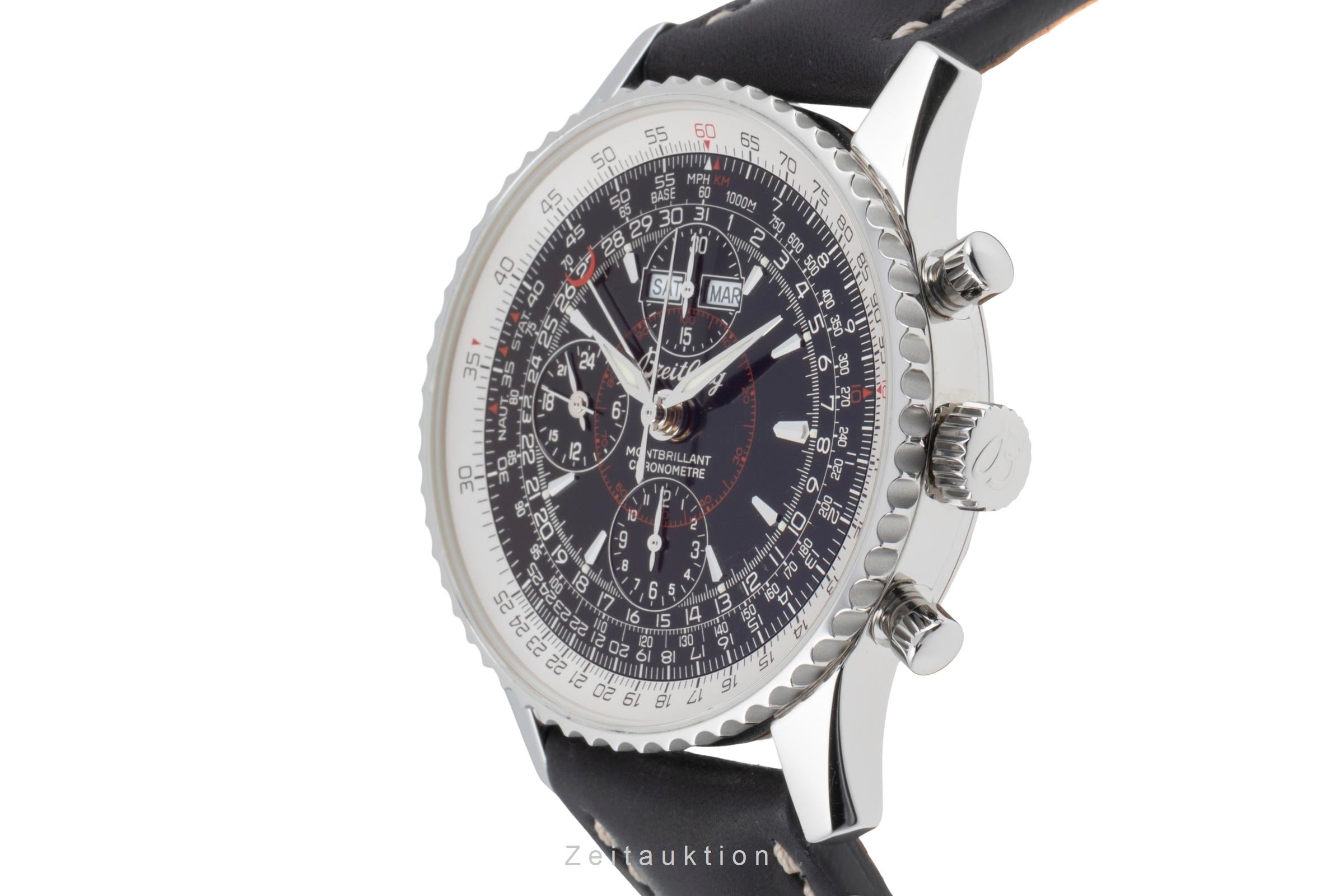 Breitling Montbrillant Datora  cronógrafo acero automático reloj para caballeros A21330  [2504813]