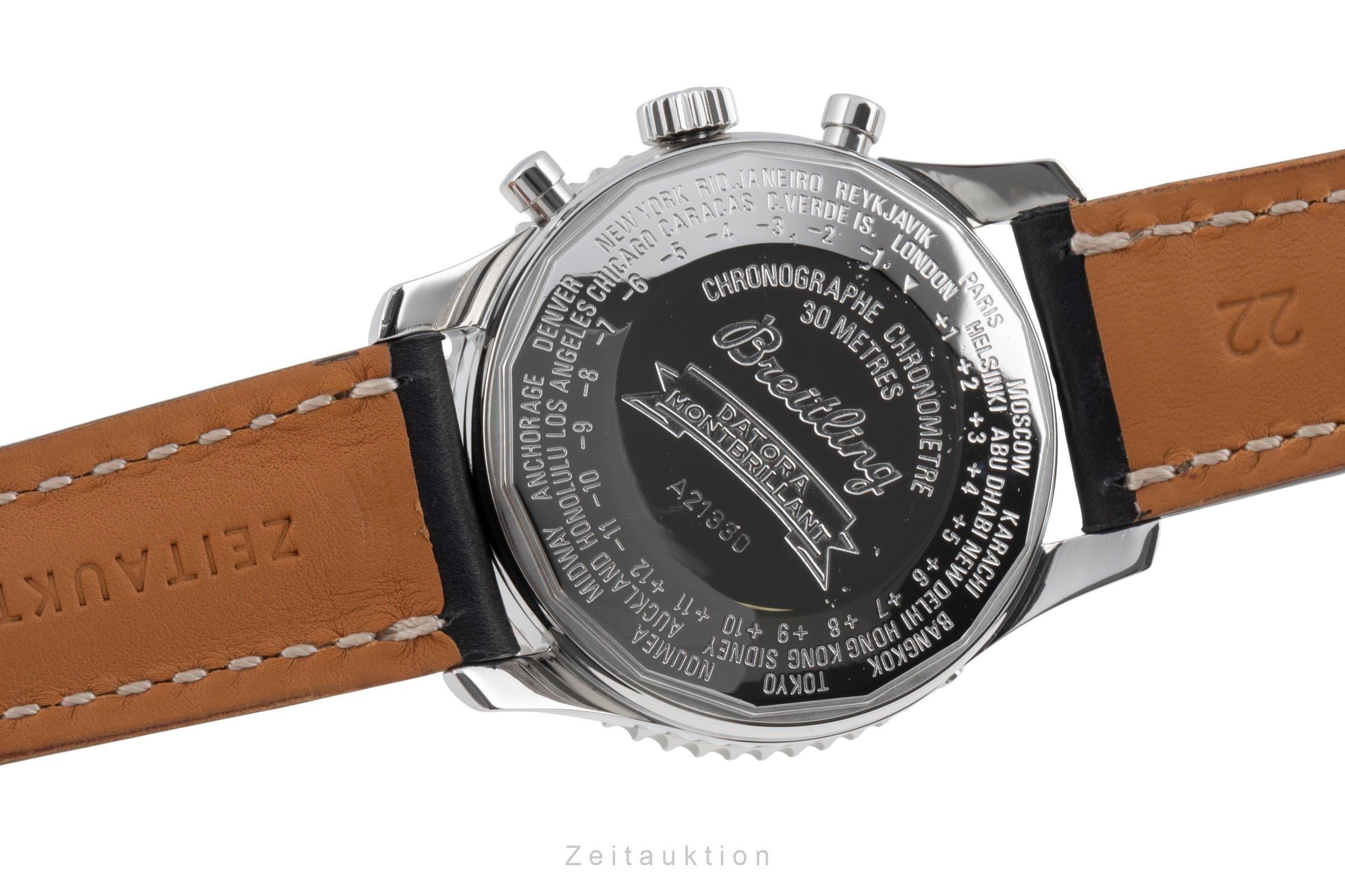 Breitling Montbrillant Datora  cronógrafo acero automático reloj para caballeros A21330  [2504813]