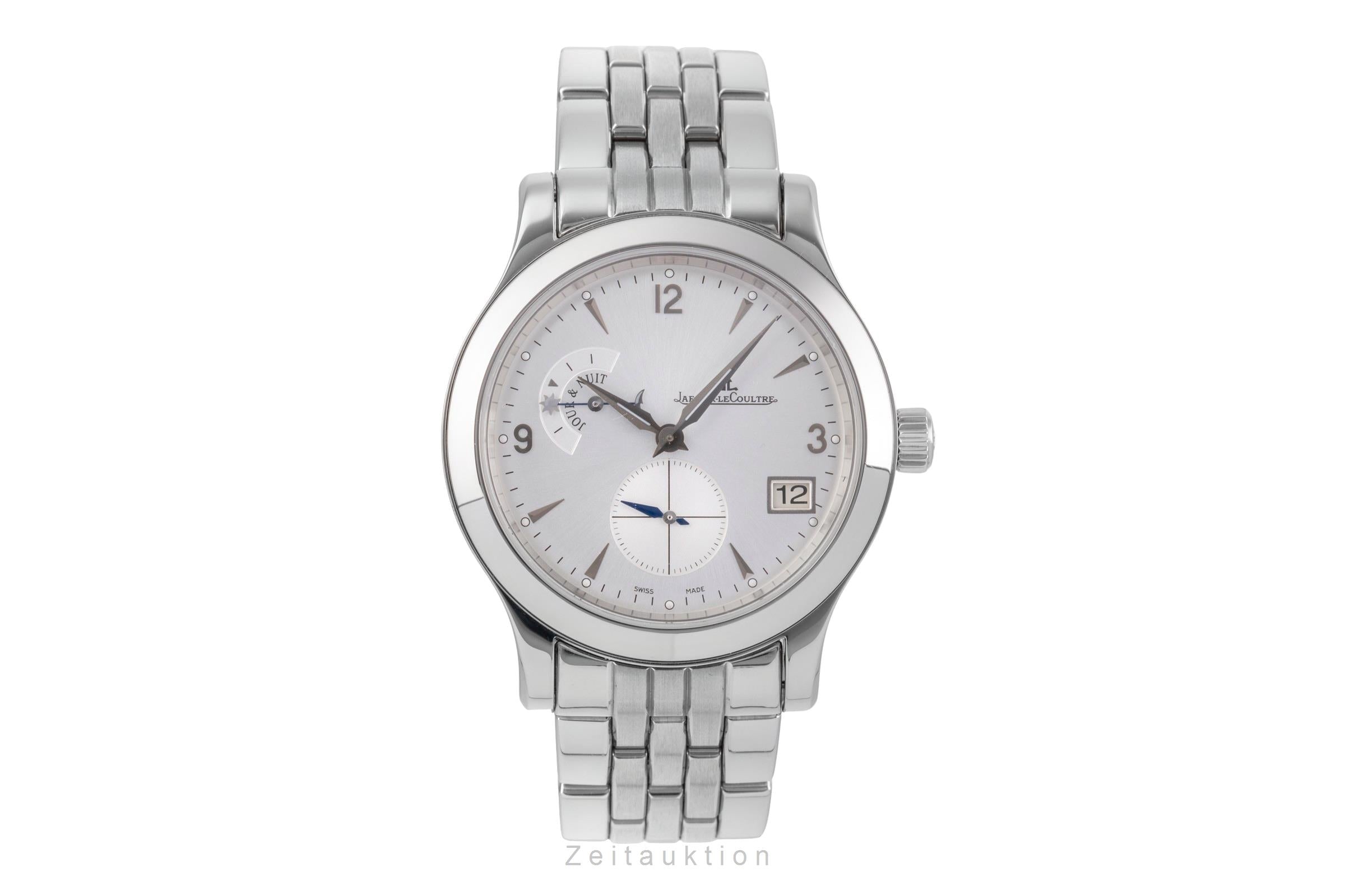 Jaeger LeCoultre Master Hometime steel automatic men's watch 147.8.05.S  [2504816]