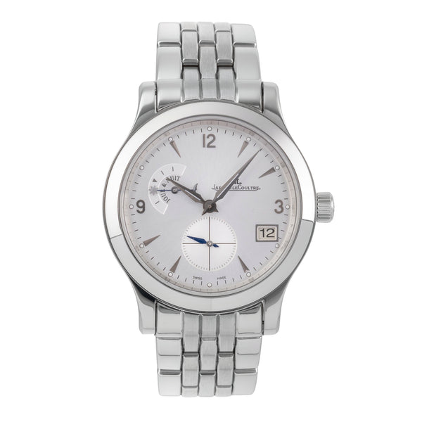 Jaeger LeCoultre Master Hometime steel automatic men's watch 147.8.05.S  [2504816]