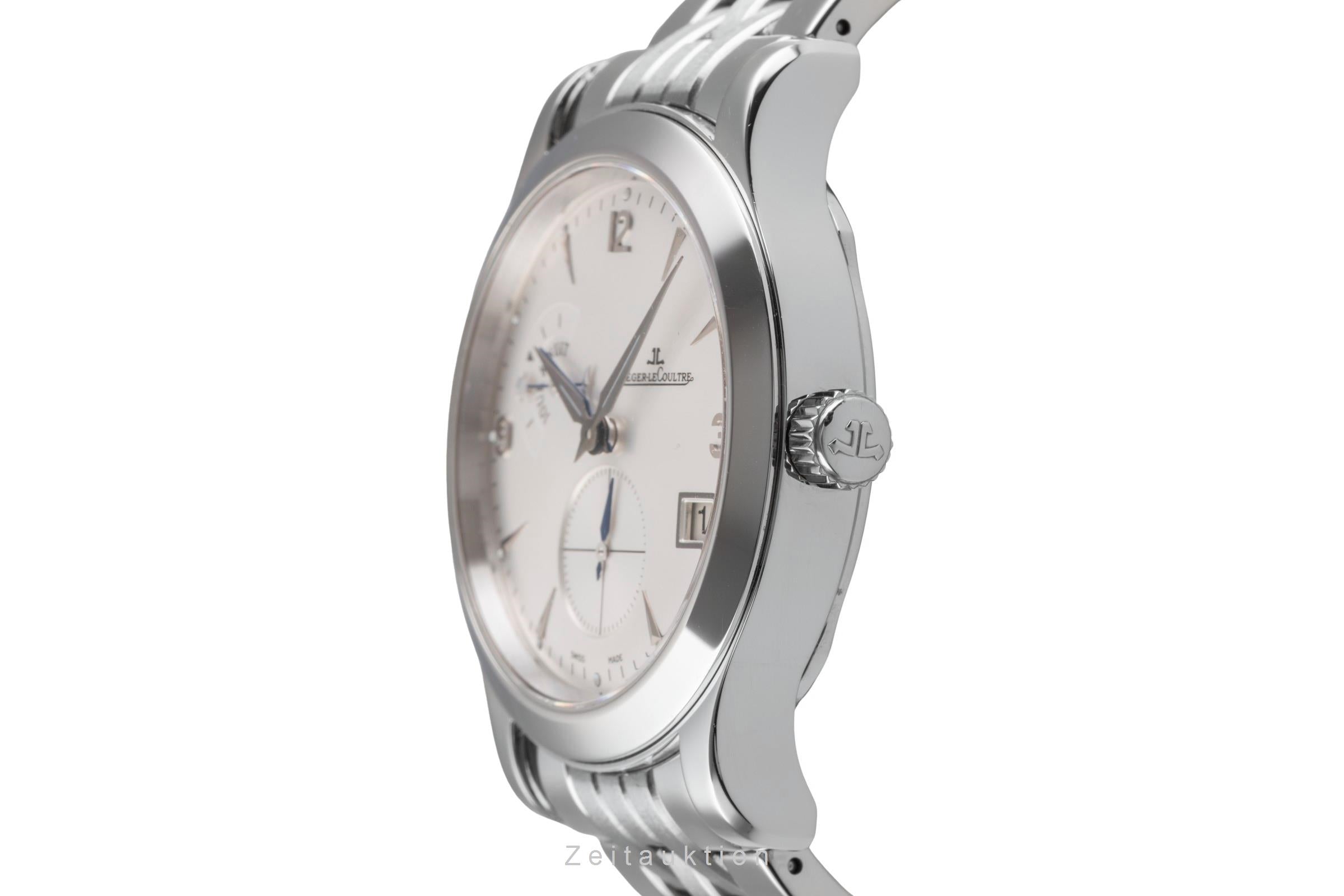 Jaeger LeCoultre Master Hometime steel automatic men's watch 147.8.05.S  [2504816]