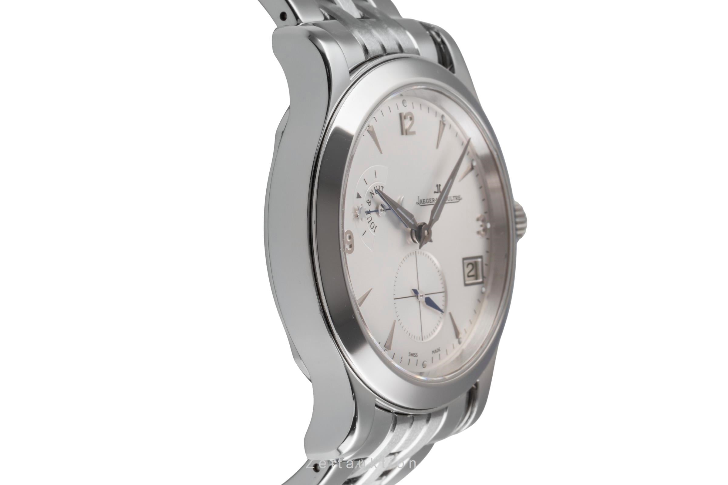 Jaeger LeCoultre Master Hometime steel automatic men's watch 147.8.05.S  [2504816]