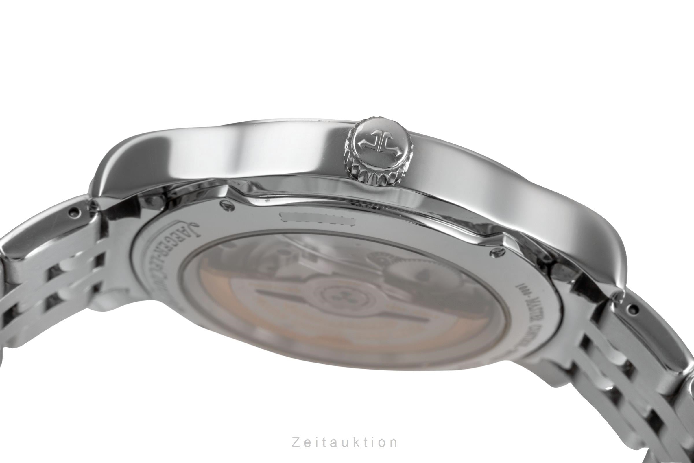 Jaeger LeCoultre Master Hometime steel automatic men's watch 147.8.05.S  [2504816]