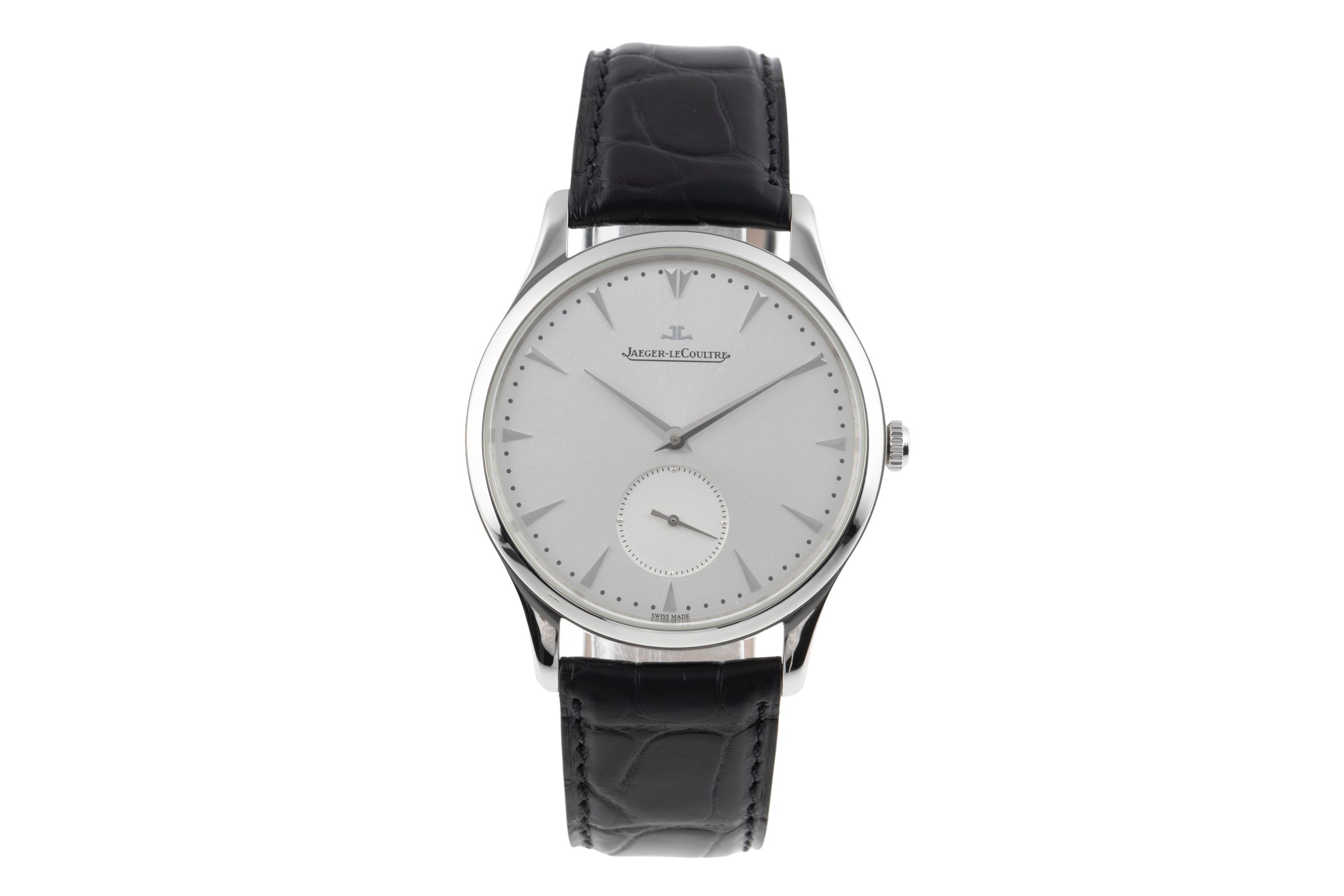 Jaeger LeCoultre Master Ultra Thin steel automatic men's watch Q1358420 , 174.8.90.S	 LP: 10300EUR  [2504819]