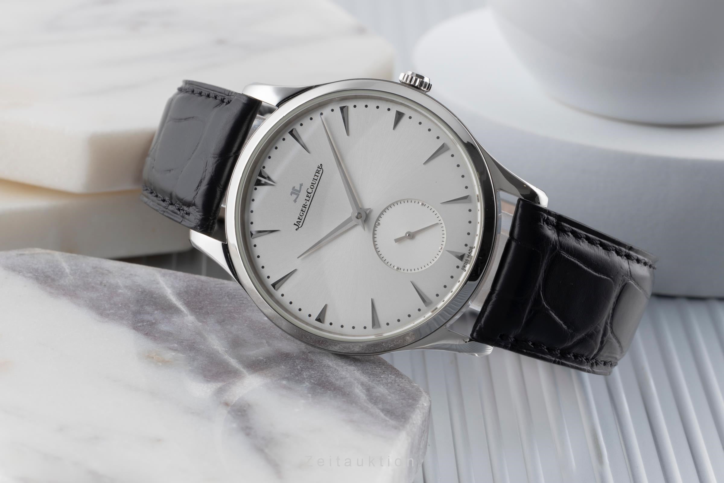 Jaeger LeCoultre Master Ultra Thin acciaio automatismo orologio da uomo Q1358420 , 174.8.90.S	 LP: 10300EUR  [2504819]