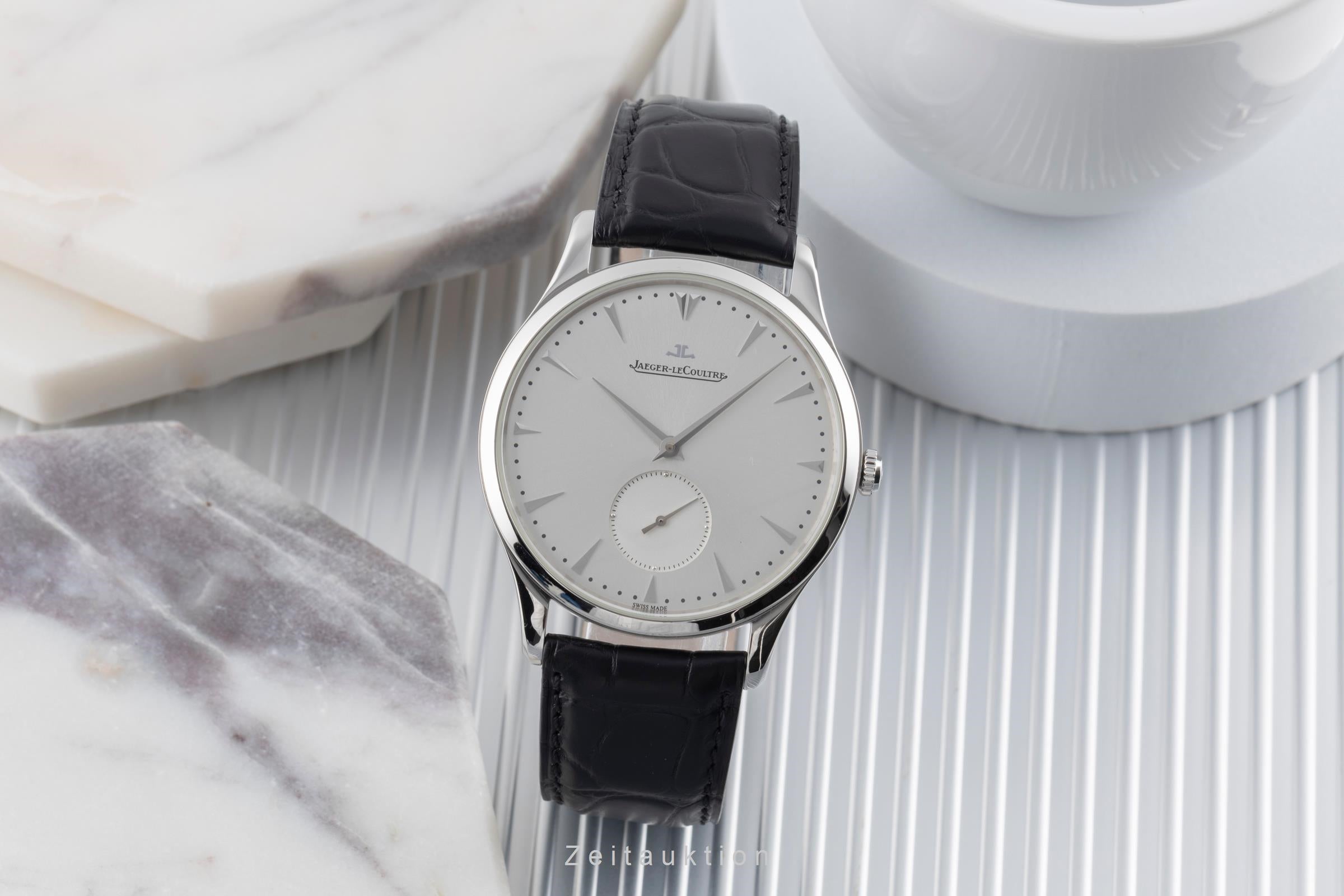 Jaeger LeCoultre Master Ultra Thin acciaio automatismo orologio da uomo Q1358420 , 174.8.90.S	 LP: 10300EUR  [2504819]
