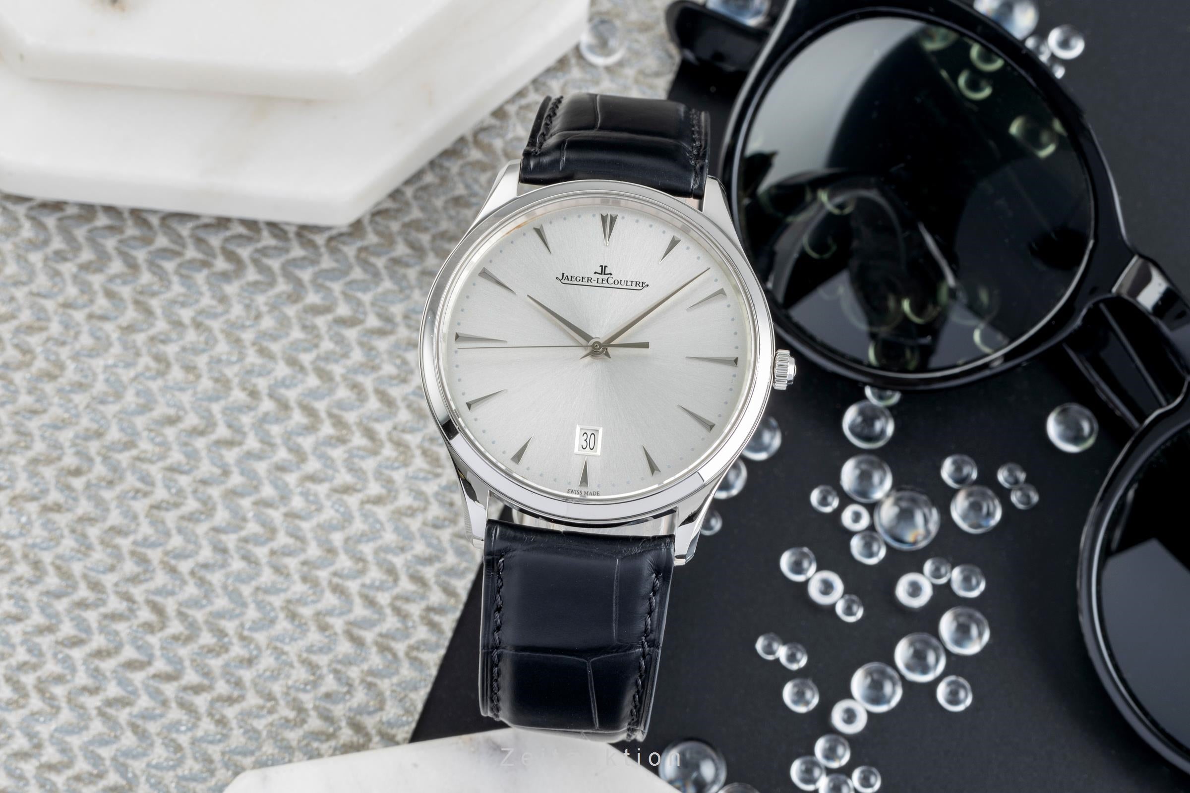 Jaeger LeCoultre Master Ultra Thin acciaio automatismo orologio da uomo Q1288420   174.8.37.S  [2504820]