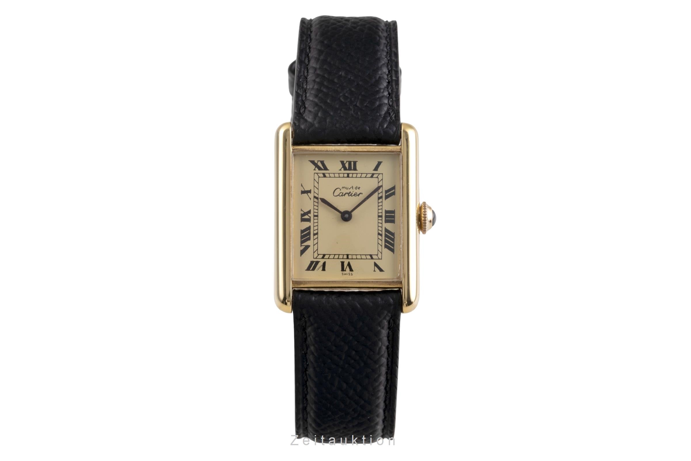 Cartier Tank silver-gilt manual winding unisex 6  [2504821]