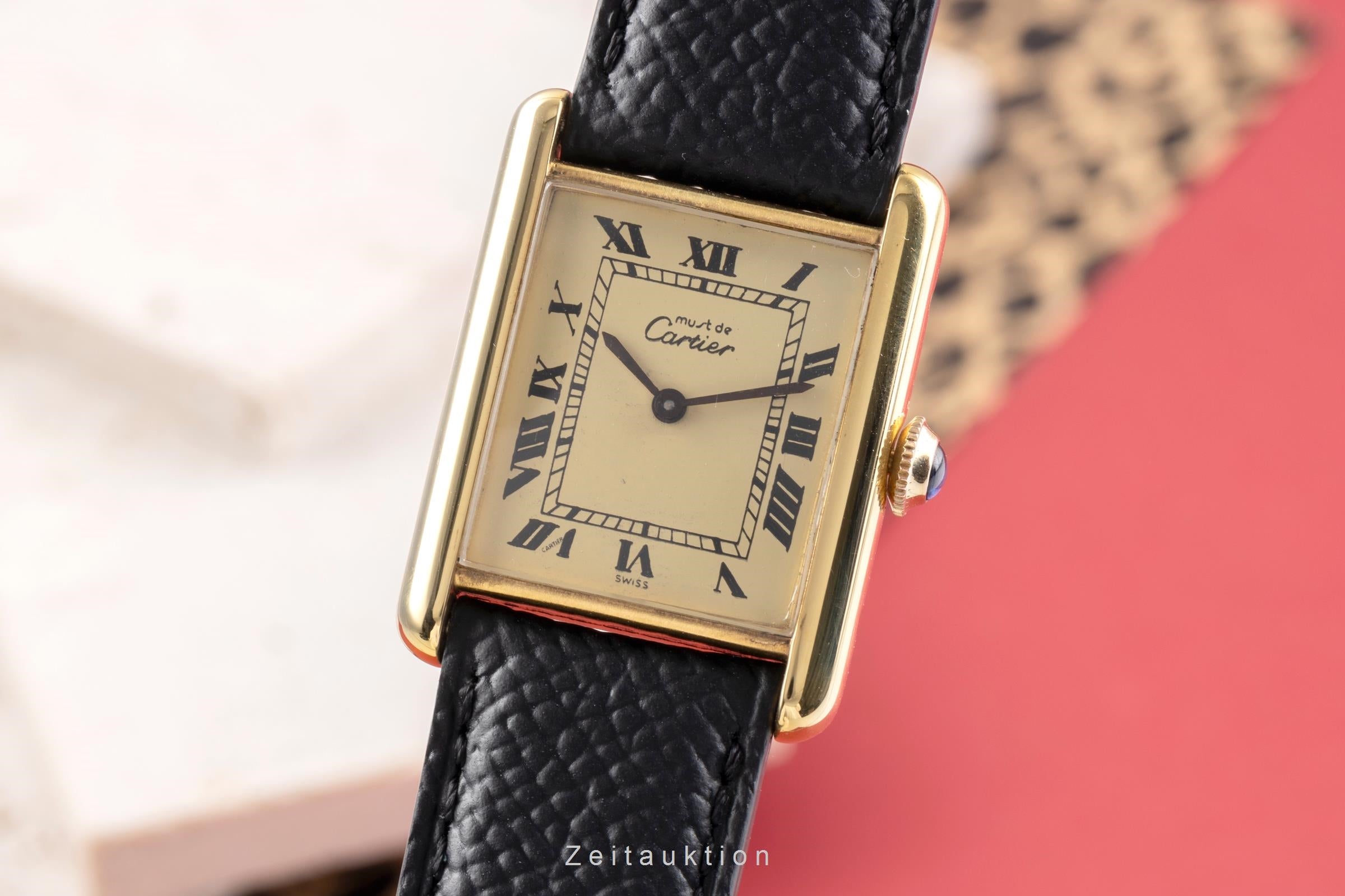 Cartier Tank silver-gilt manual winding unisex 6  [2504821]