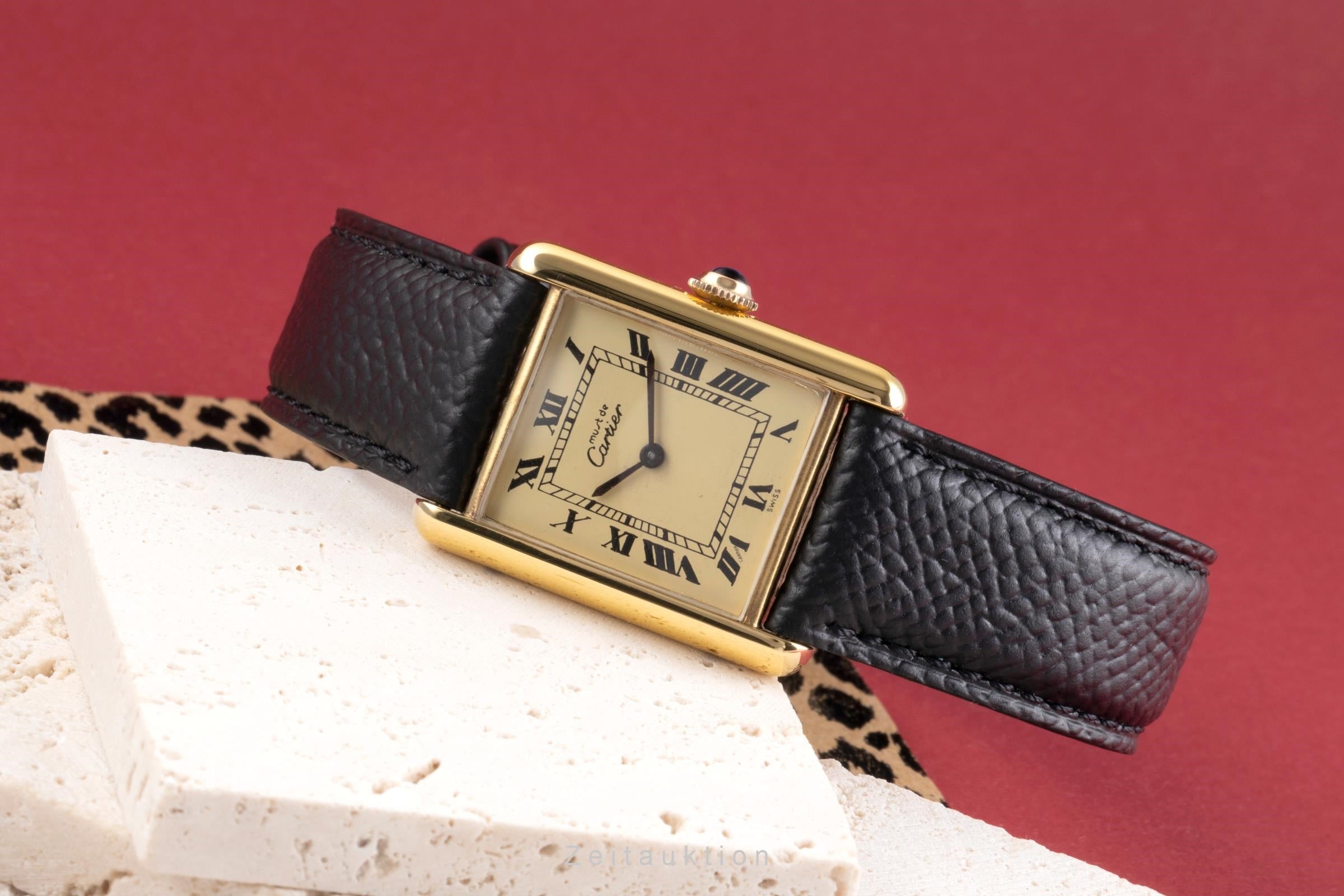 Cartier Tank silver-gilt manual winding unisex 6  [2504821]