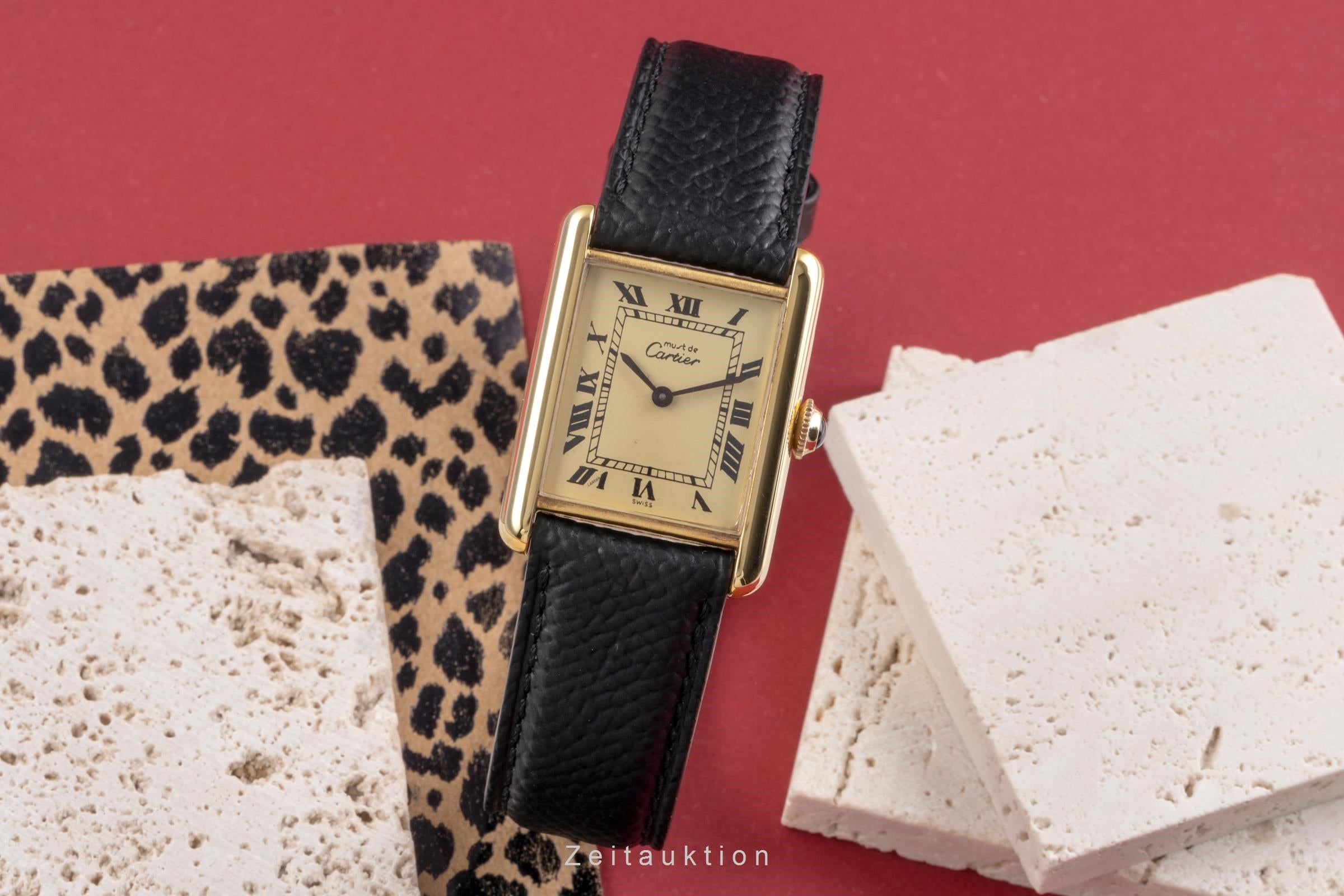 Cartier Tank silver-gilt manual winding unisex 6  [2504821]